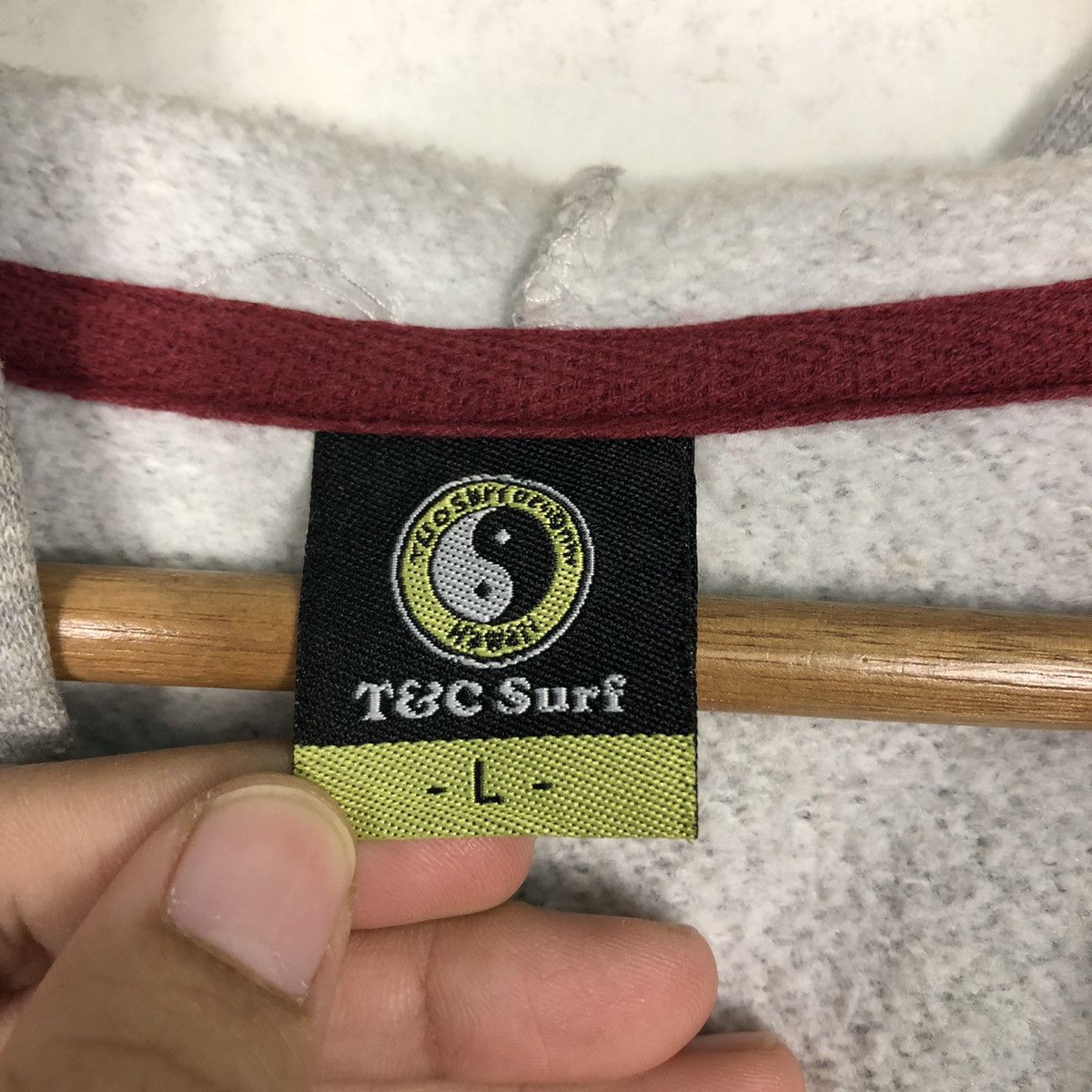Japanese Brand 📌Vintage Zipper Hoodie Sweater T&C Surf Big Logo Size US L / EU 52-54 / 3 - 23 Thumbnail