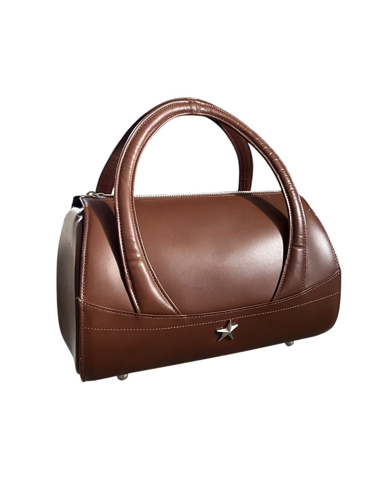 Thierry Mugler 1990 Thierry Mugler Paris Leather Handbag Size ONE SIZE - 2 Thumbnail