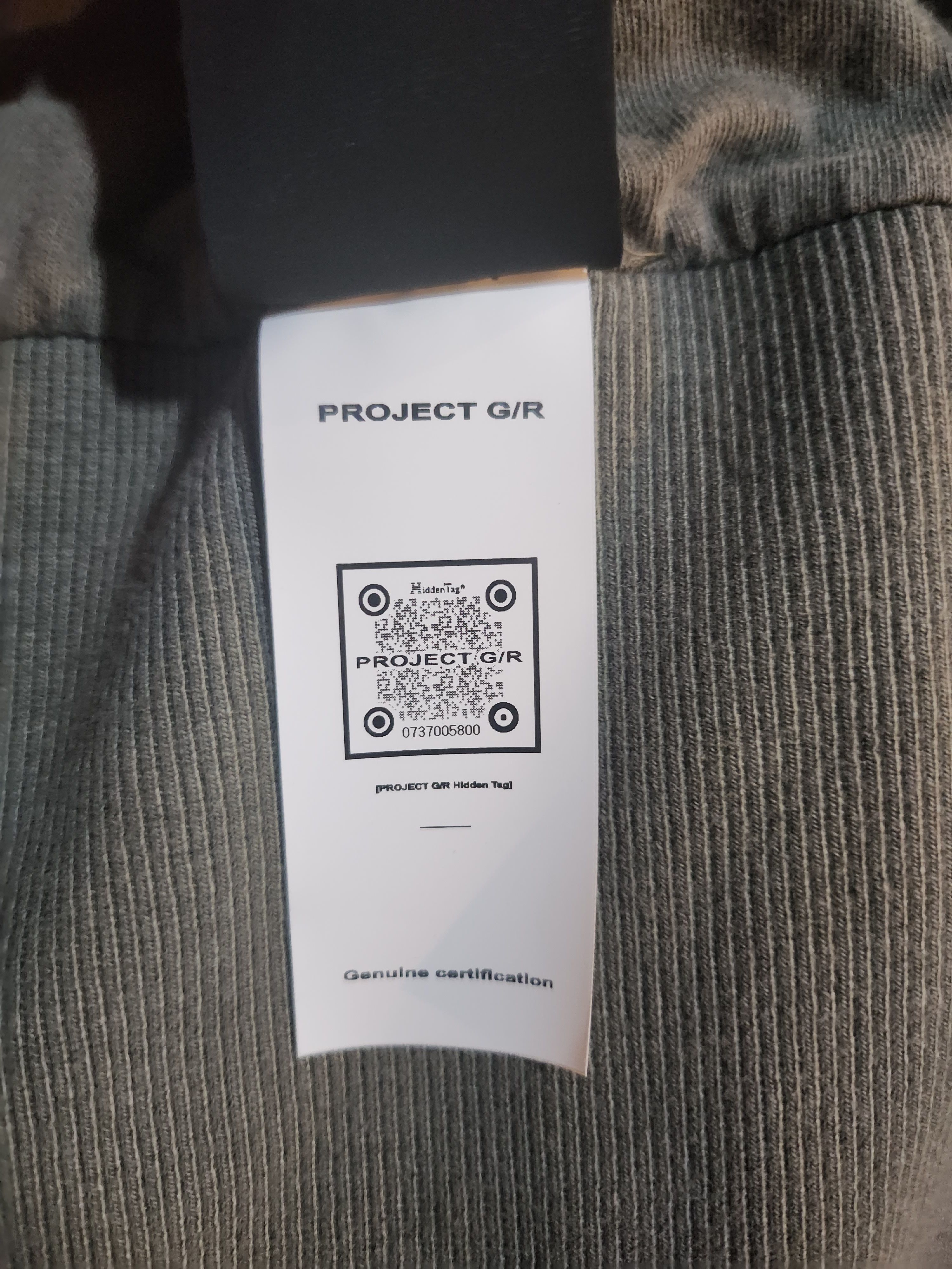 PROJECT G/R Protocol Index Waffle Full-Zip Gimp Hoodie Size US M / EU 48-50 / 2 - 7 Thumbnail
