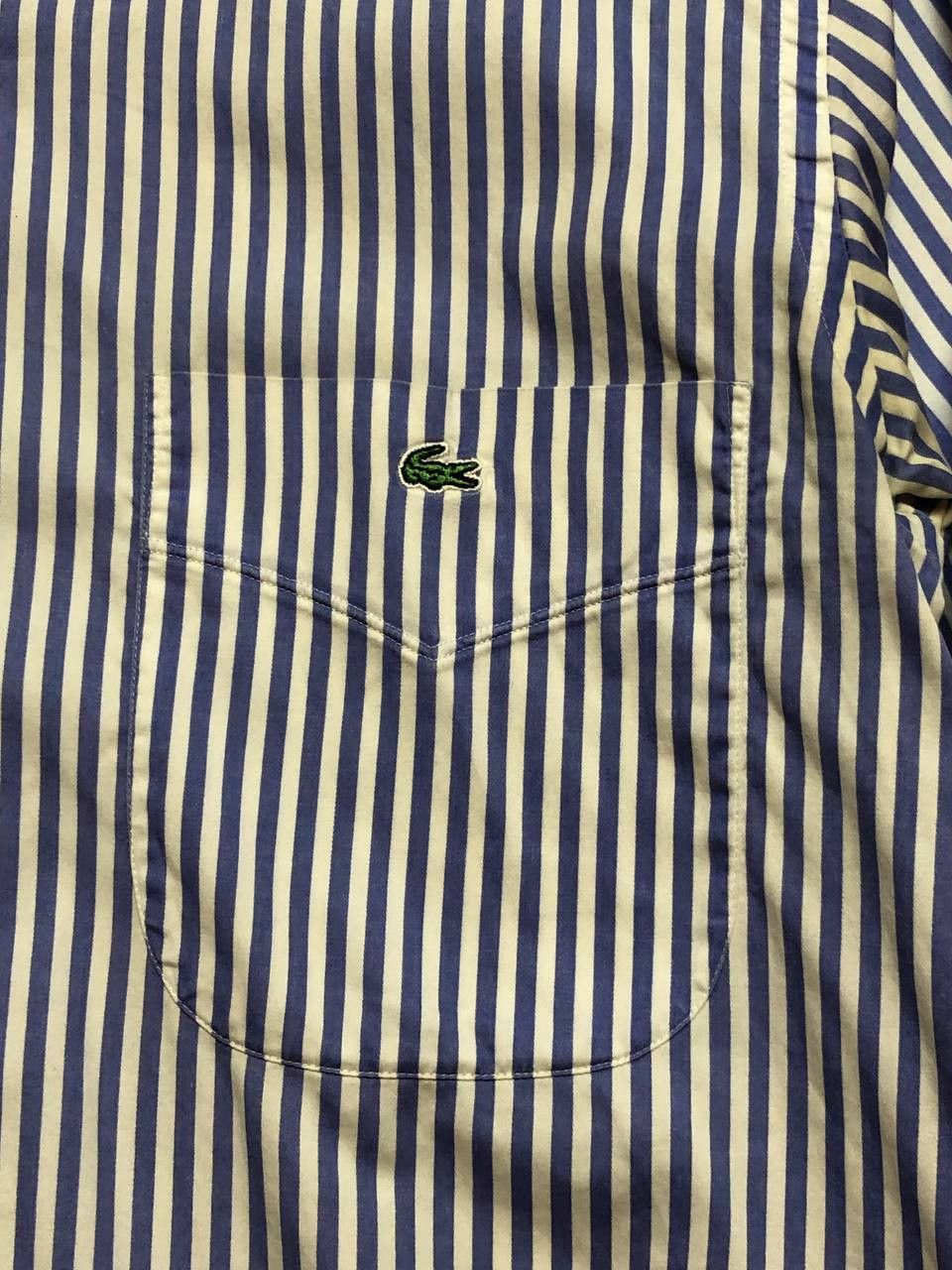 Lacoste Vintage striped print shirt Y2K Lacoste logo streetwear Size US L / EU 52-54 / 3 - 6 Thumbnail