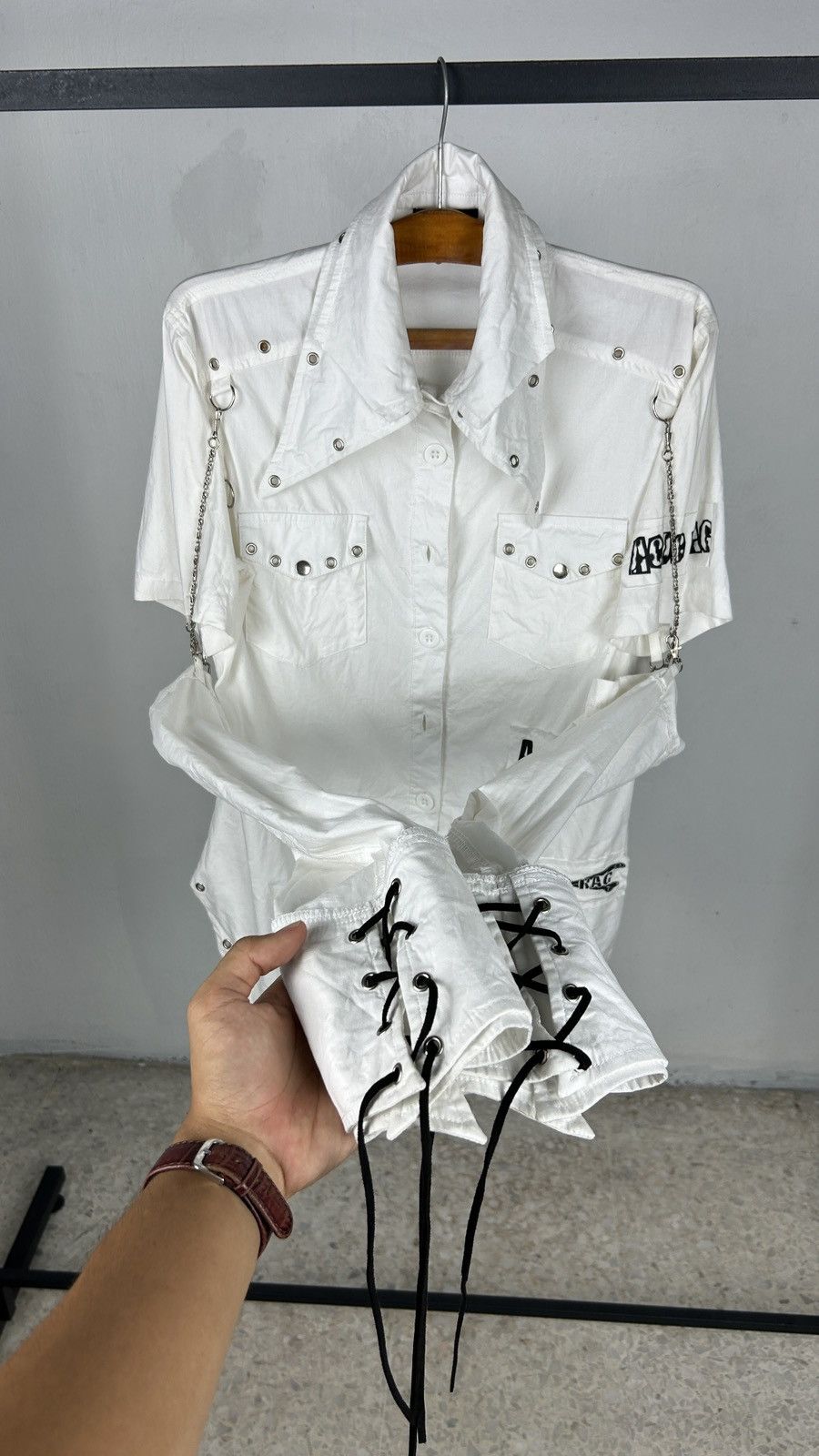 Japanese Brand × Seditionaries ACDC Rag - Bondage Shirt Size US M / EU 48-50 / 2 - 15 Thumbnail
