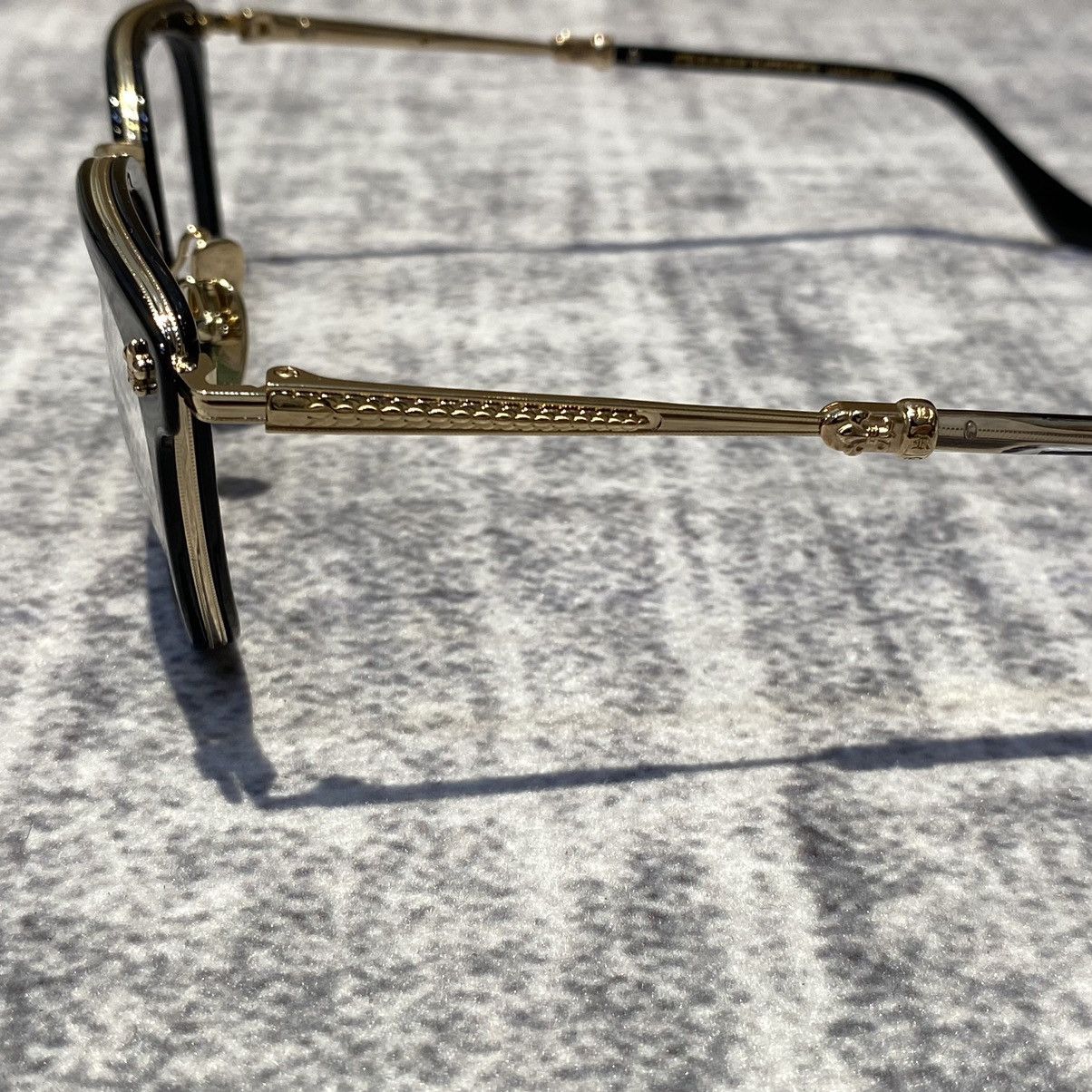 Chrome Hearts CHROME HEARTS STRAPADICTOME BLACK/ GOLD PLATED Size ONE SIZE - 15 Thumbnail