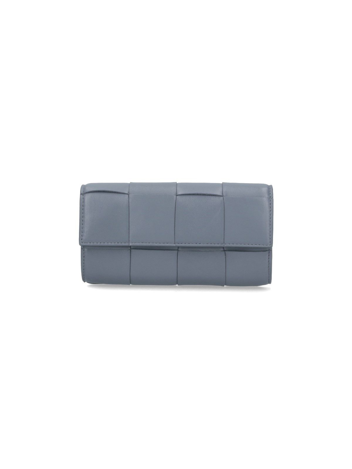 Bottega Veneta o1n1vont0525 Size: OS / Cassette Large Flap Wallet Grey Size ONE SIZE - 1 Thumbnail