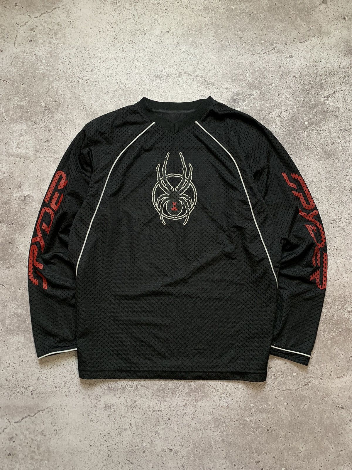 Spyder × Vintage Men's Spyder 2in1 Vintage Motocross Ski Snowboard Jersey Size US S / EU 44-46 / 1 - 1 Thumbnail