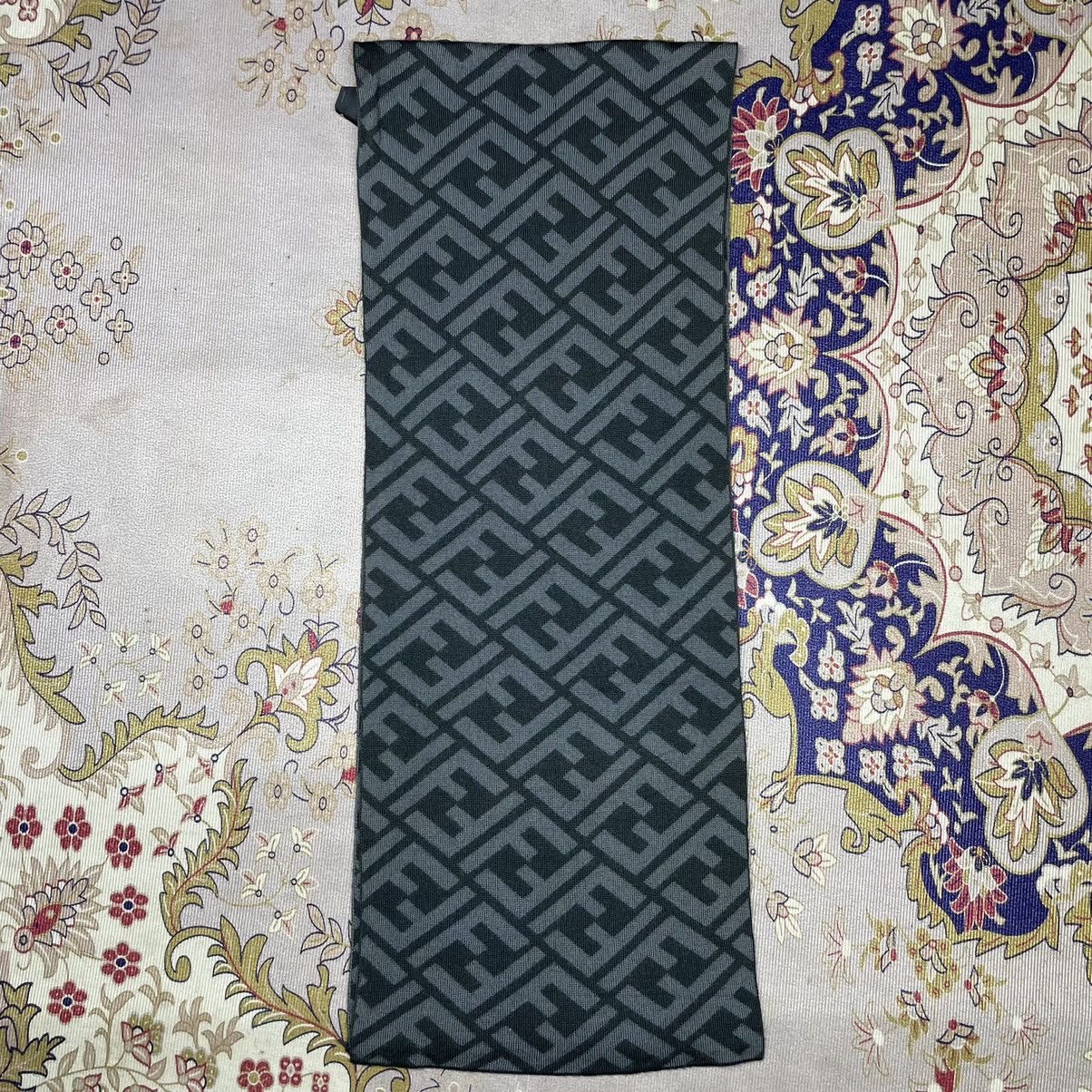 Fendi Fendi Monogram Wool Scarf Size ONE SIZE - 4 Thumbnail