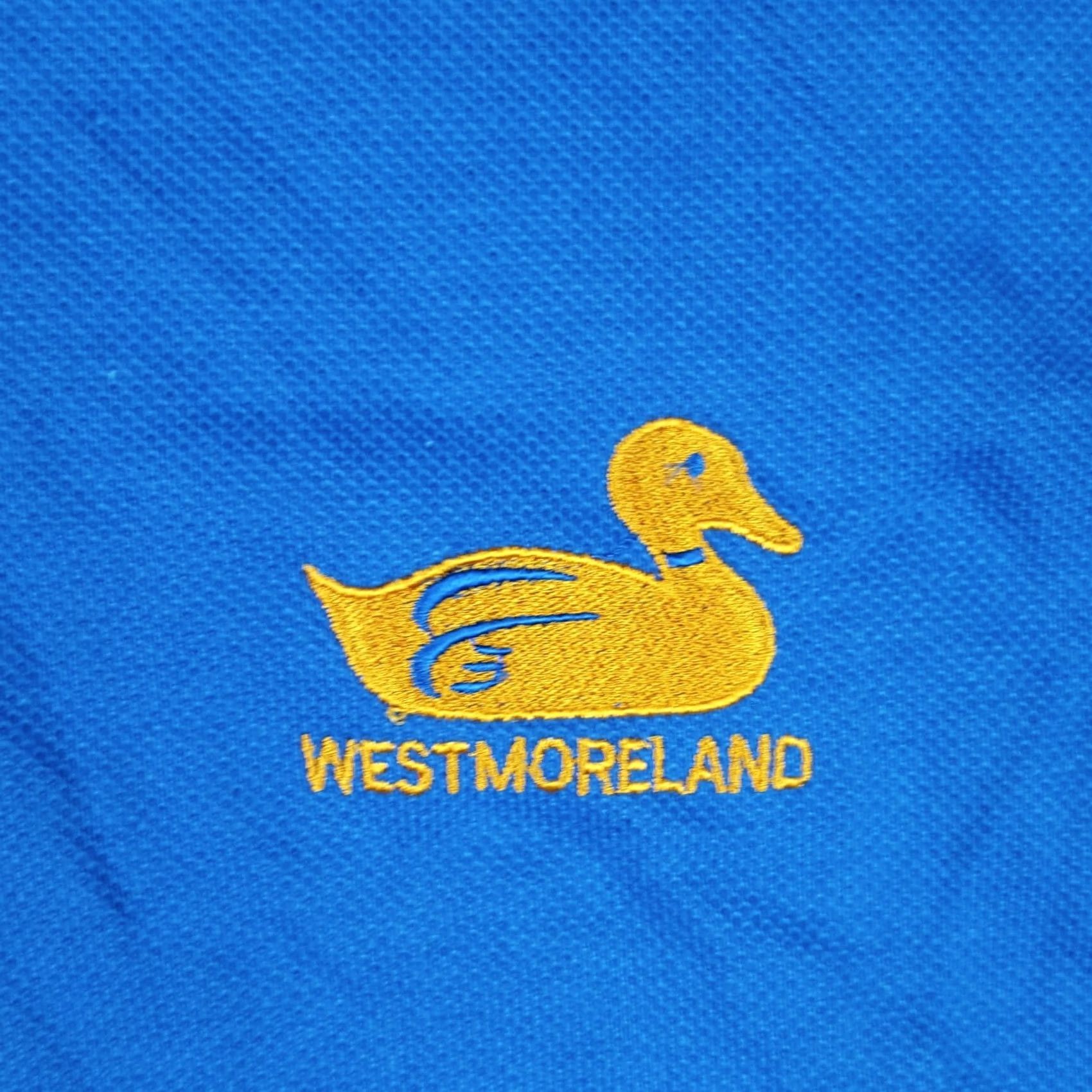 Vintage VTG Westmoreland Golf Classic MunsingWear Polo Shirt 90s Adult Medium Blue Polo Mens Size US M / EU 48-50 / 2 - 4 Thumbnail