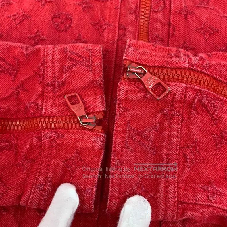 Louis Vuitton Louis Vuitton Monogram red logo full-print cotton lapel zi Size US M / EU 48-50 / 2 - 9 Thumbnail