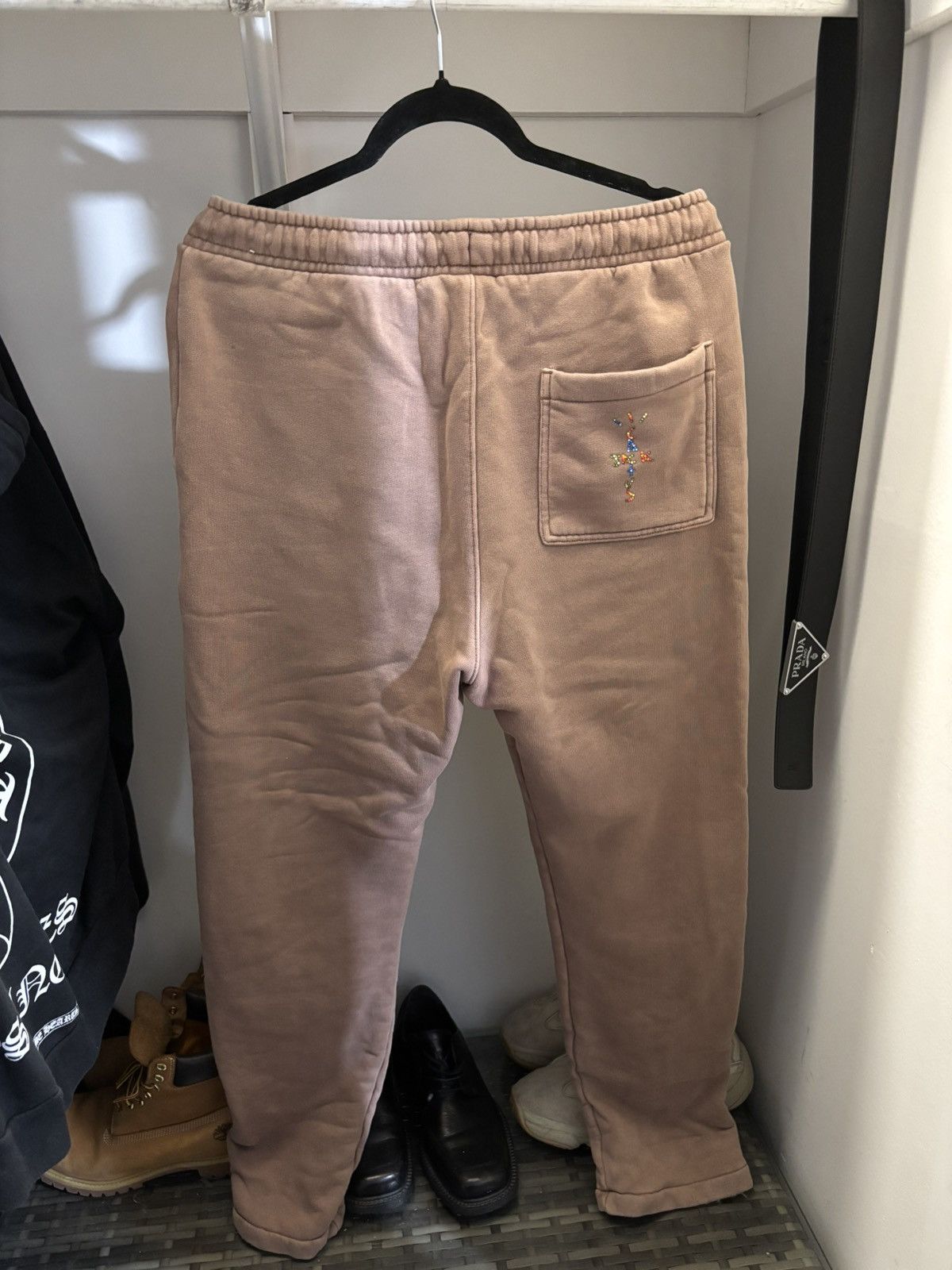 Jordan Brand × Travis Scott Jordan Cactus Jack Fleece Pants "Archaeo Brown" Size US 32 / EU 48 - 2 Thumbnail