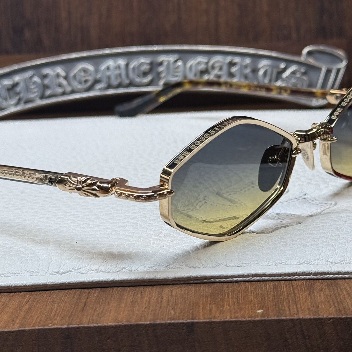 Chrome Hearts Chrome Hearts NIP SLIP 1/1 Sunglasses Size ONE SIZE - 5 Thumbnail