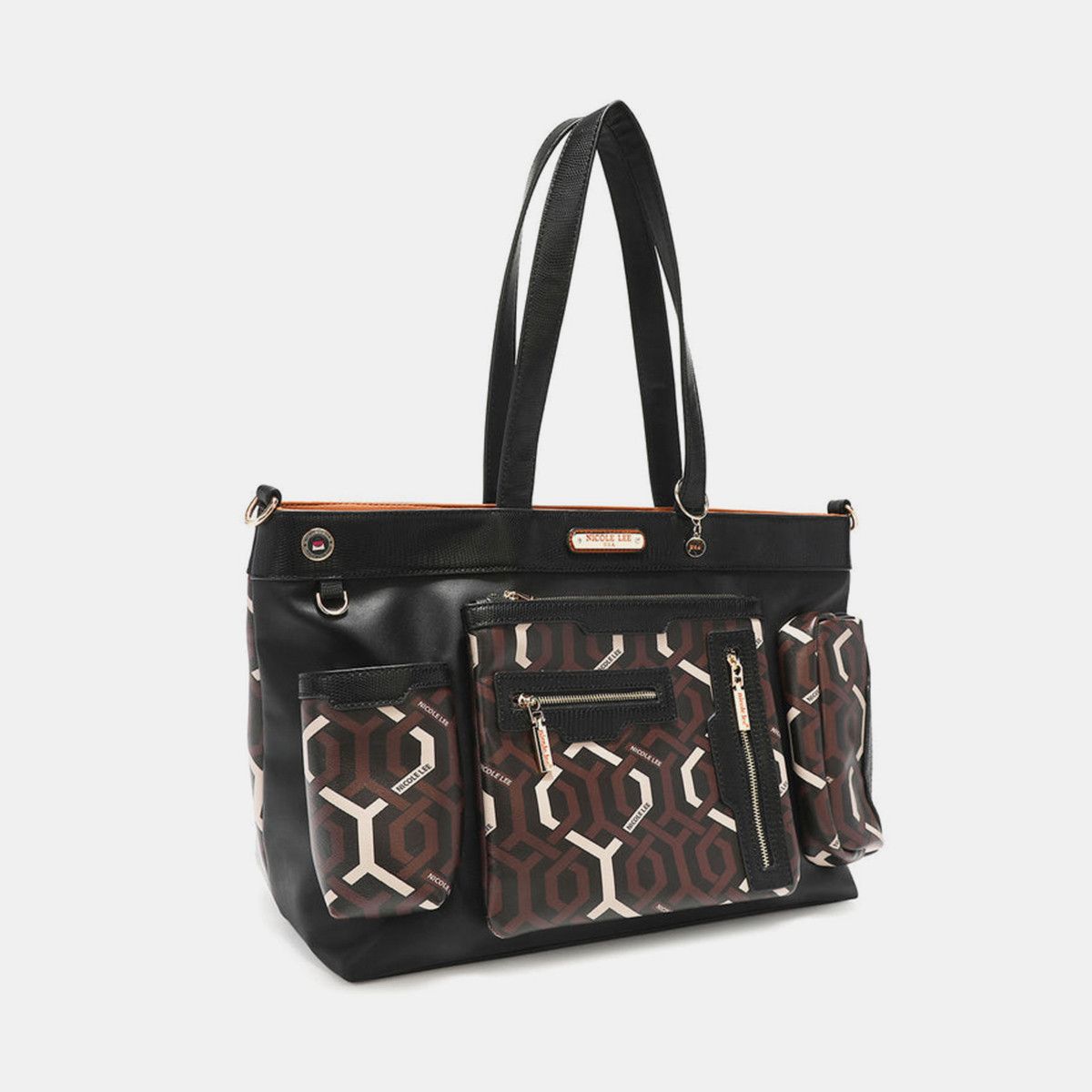 Other Nicole Lee USA Geometric Pattern Large Handbag Size ONE SIZE - 4 Thumbnail