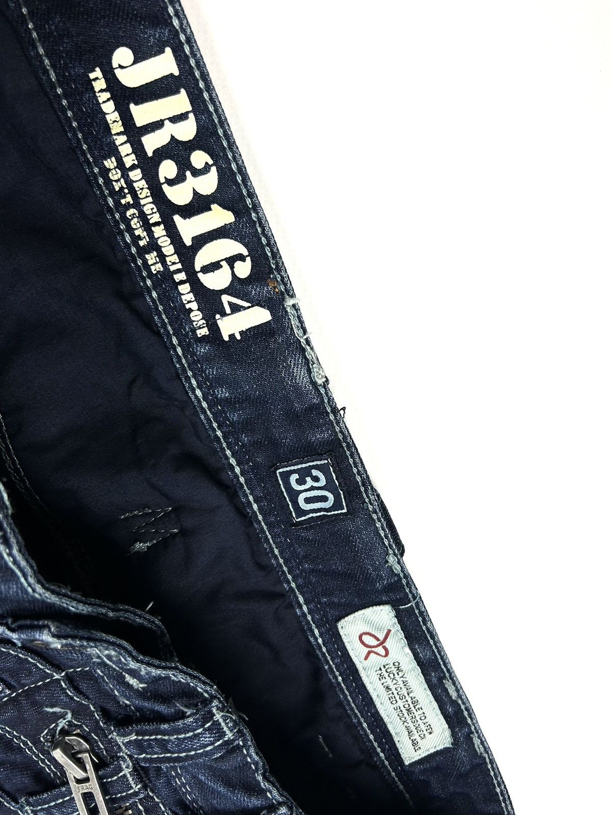 Japanese Brand J RAG Japanese Navy Multi-Pocket Denim Pants Limited Edition Size US 30 / EU 46 - 13 Thumbnail