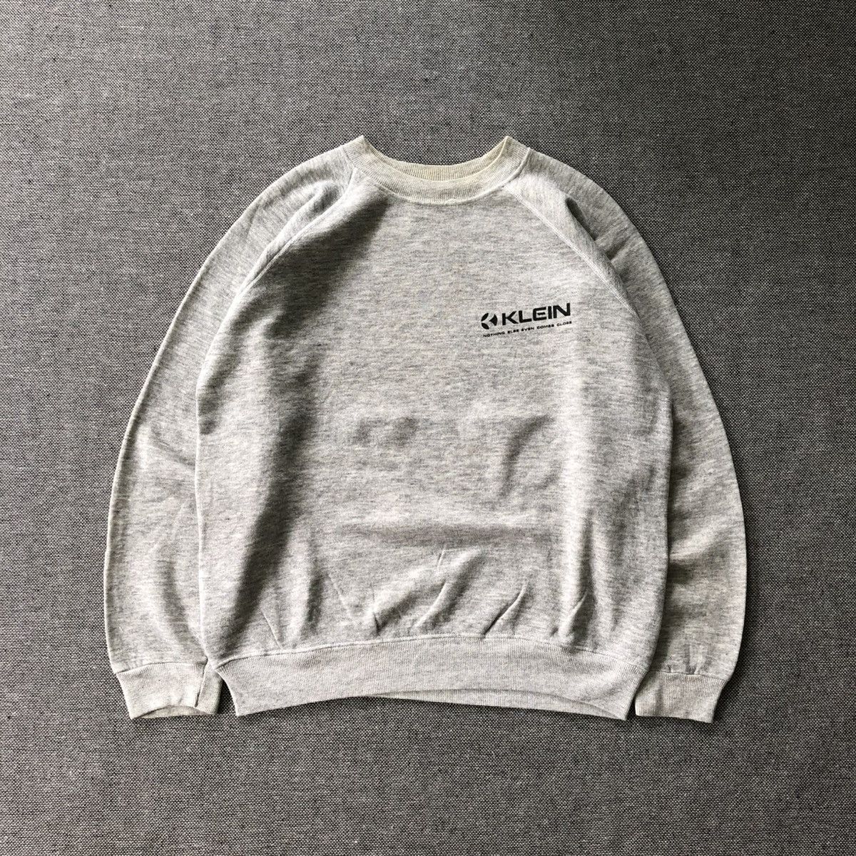 Hanes 1980s KLEIN Bicycles Big Back Pint Logo Crewneck Sweatshirt Size US L / EU 52-54 / 3 - 2 Thumbnail