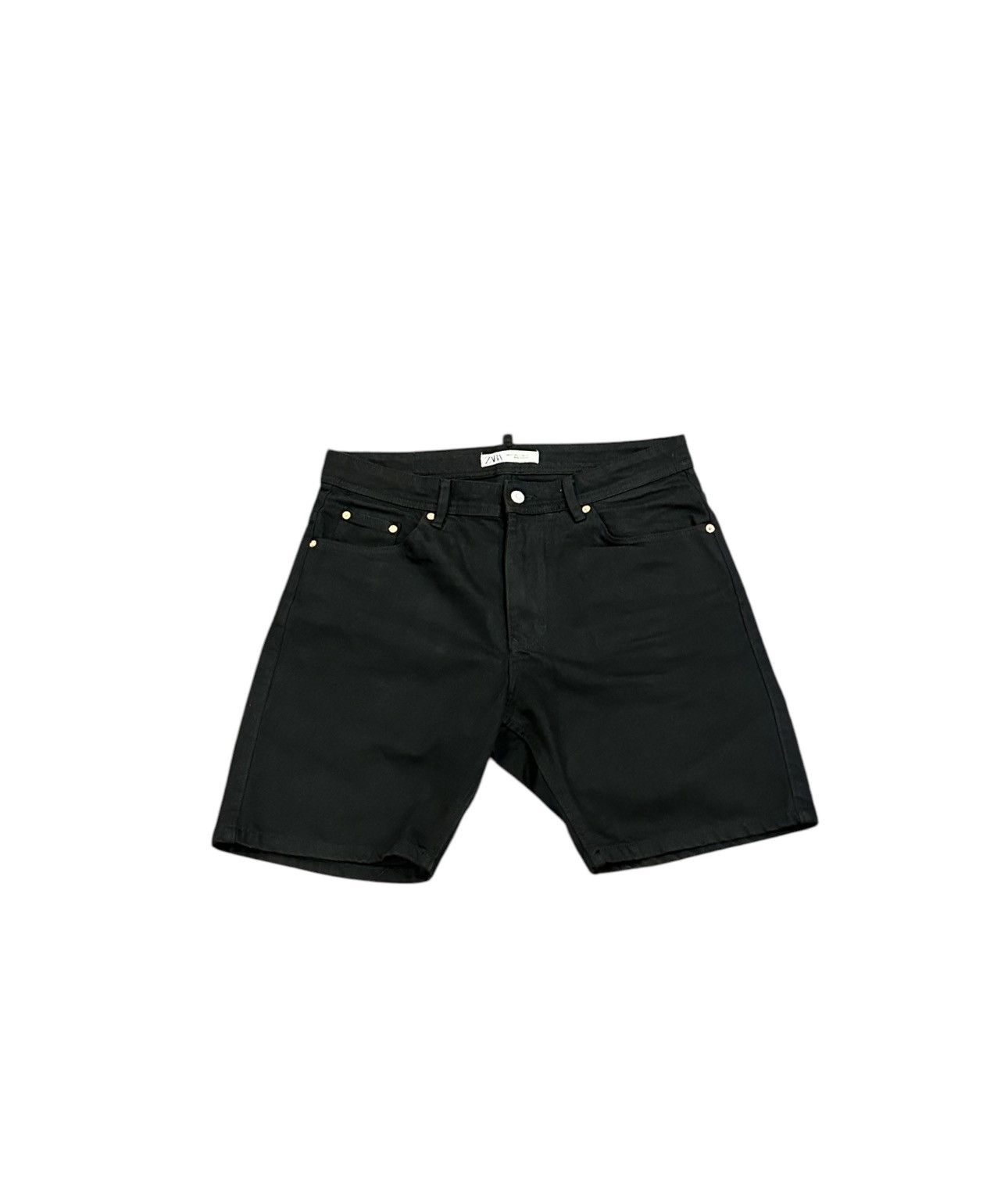 Jaded London Black Zara Denim Shorts Size US 34 / EU 50 - 1 Thumbnail