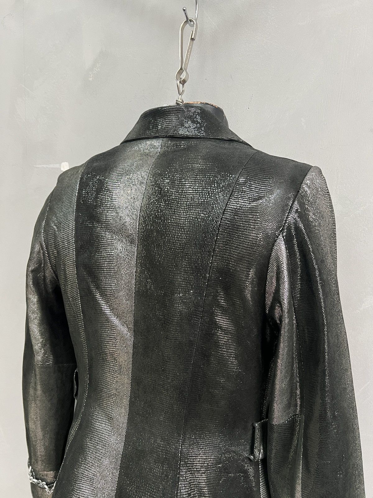Hysteric Glamour gothic mettalic leather blazer y2k style if six was nine Size US S / EU 44-46 / 1 - 7 Thumbnail