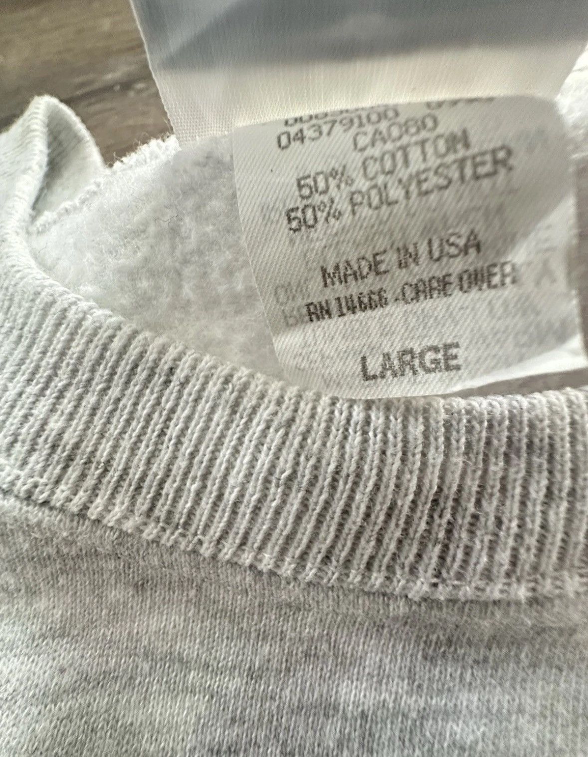 Lee Vintage LEE Heather Gray Crewneck Sweater Size US L / EU 52-54 / 3 - 4 Thumbnail