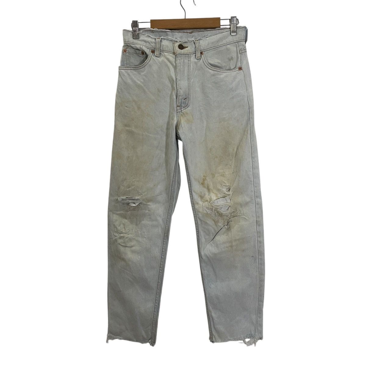 Levi's Vintage Levis 610-0217 Distressed Denim Size US 27 - 1 Thumbnail