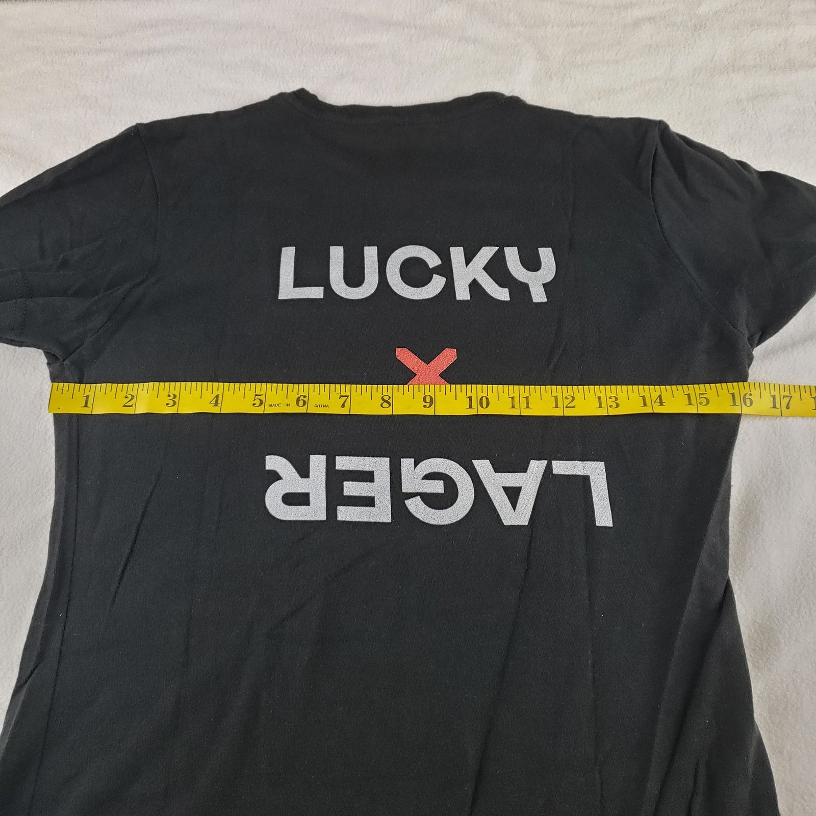 Upper Playground Upper Playground Shirt Womens Small Lucky Lager Black Size S / US 4 / IT 40 - 4 Thumbnail