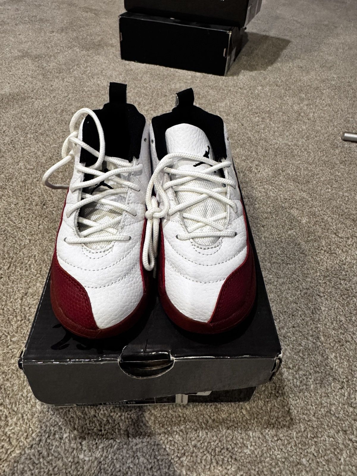 Jordan Brand Jordan 12 kids 10C white/red Size US 10 / EU 43 - 7 Thumbnail