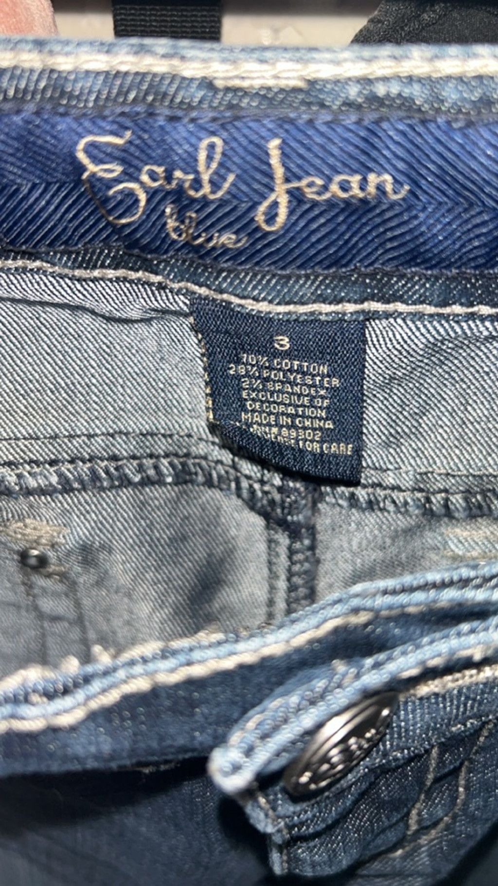 Earl Jeans Women's Earl Jean Blue Ankle & Cropped Jeans Size 3 Size 33" - 2 Thumbnail