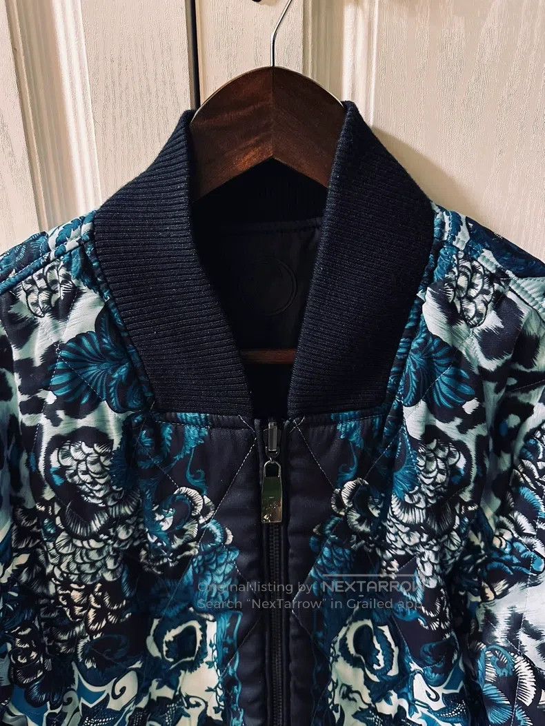 Versace Versace Baroque blue gold reversible jacket Size US S / EU 44-46 / 1 - 5 Thumbnail