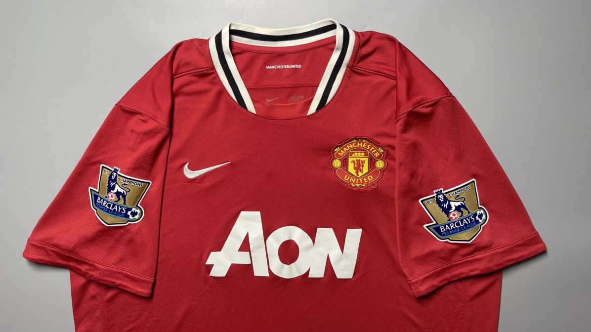Nike MAN UNITED NIKE 2011/2012 FOOTBALL HOME JERSEY #13 PARK Size US XXL / EU 58 / 5 - 3 Thumbnail