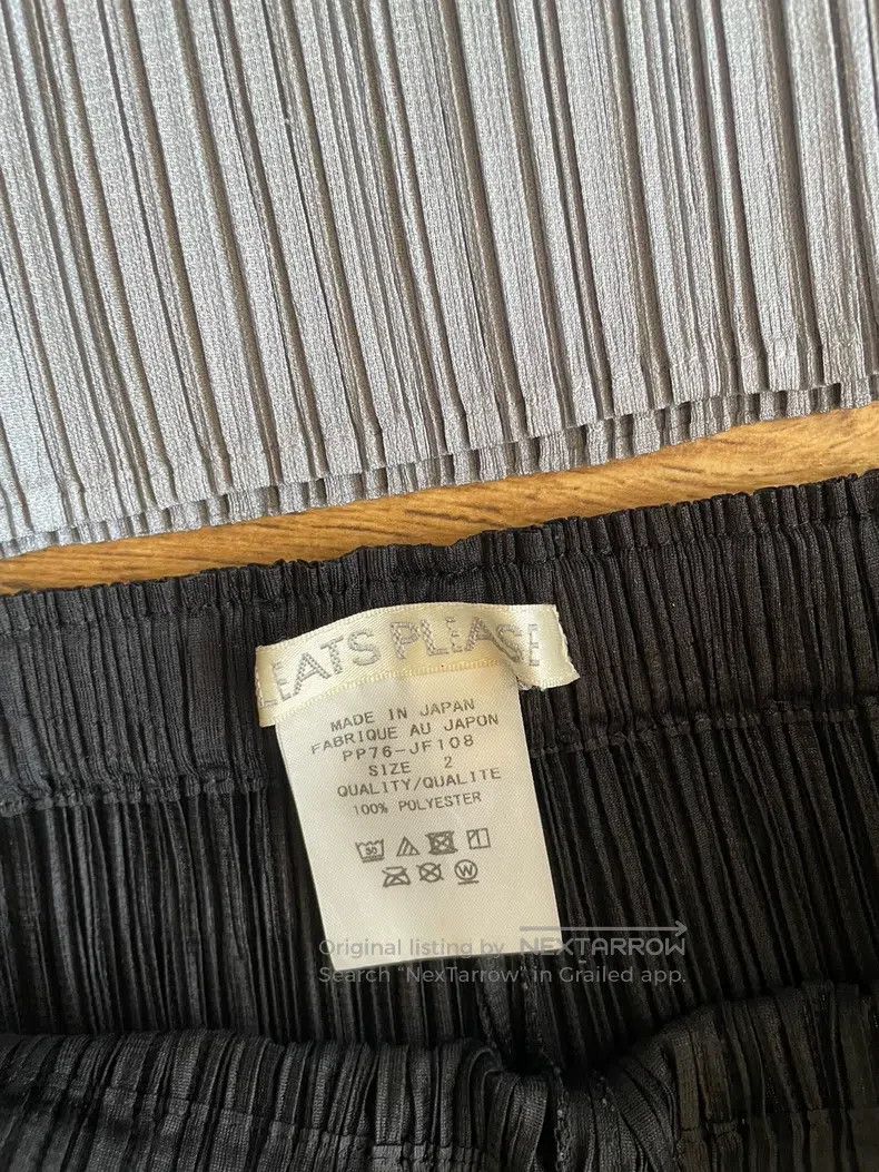 Issey Miyake Issey Miyake Black Wide-leg Pants Size 25" / US 0 / IT 36 - 2 Thumbnail