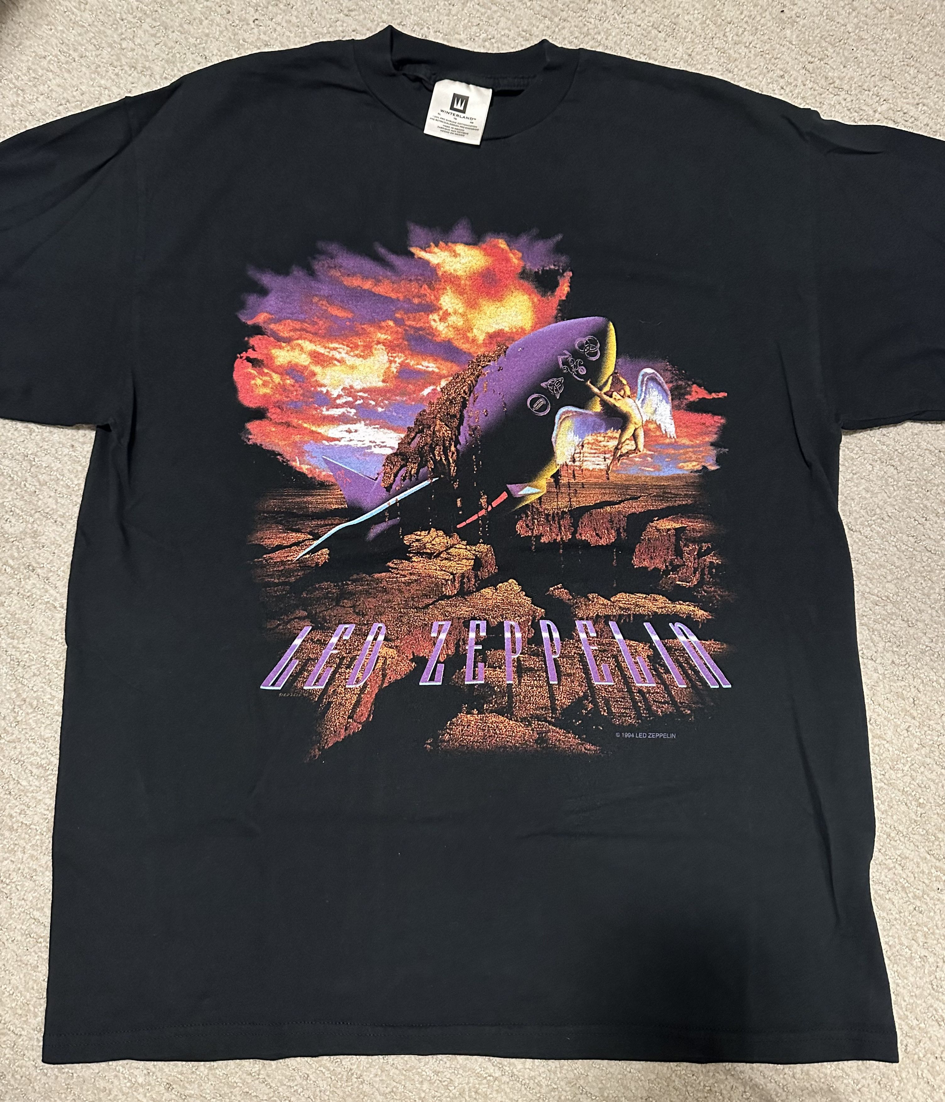 Vintage Led Zeppelin Vintage T-Shirt Size US XL / EU 56 / 4 - 1 Thumbnail