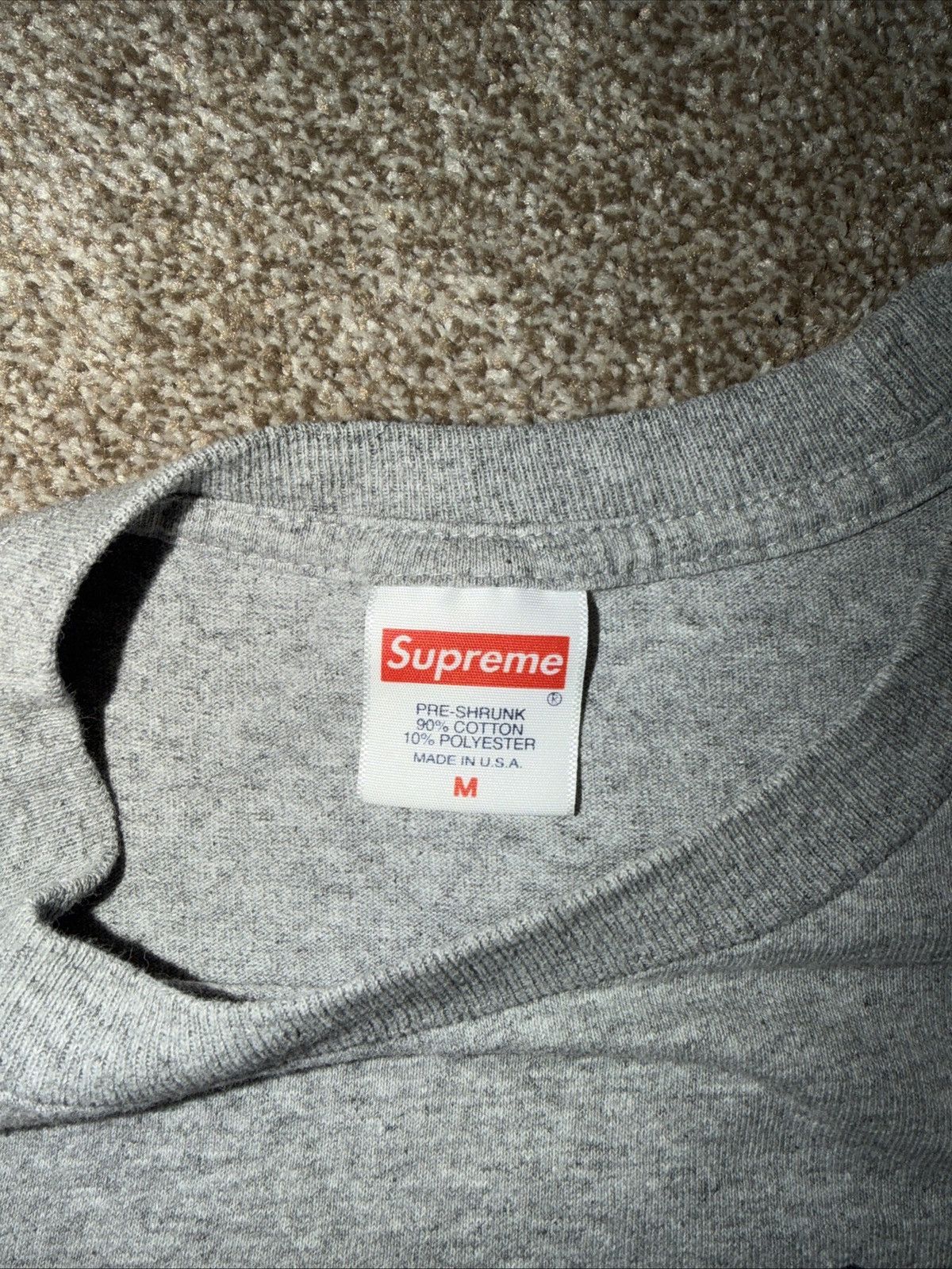 Supreme Supreme Dynamite Tee Shirt Heather Grey Size Medium Size US M / EU 48-50 / 2 - 7 Thumbnail