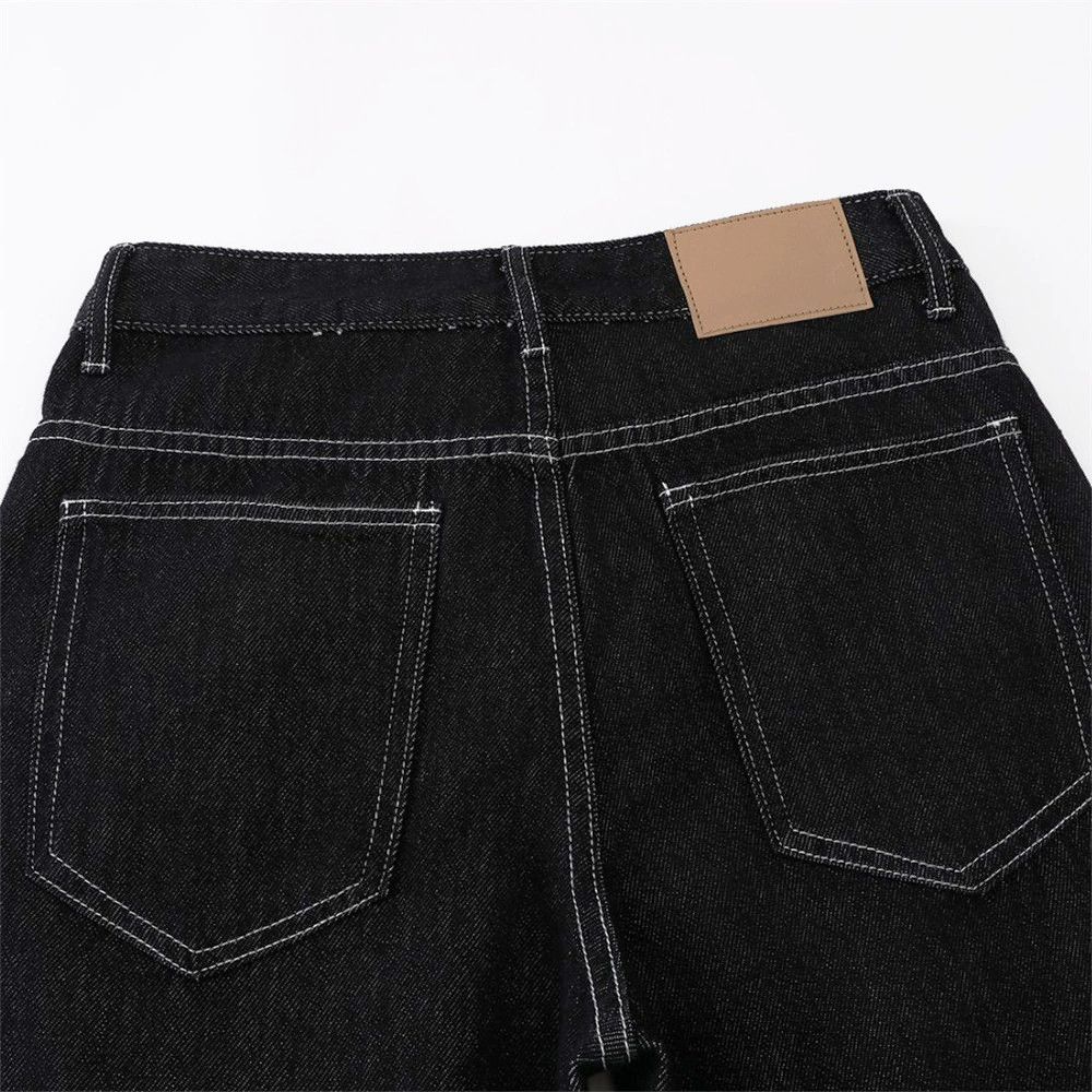 Jean Men's cleanfit high street casual loose wide-leg jeans Size US 32 / EU 48 - 5 Thumbnail
