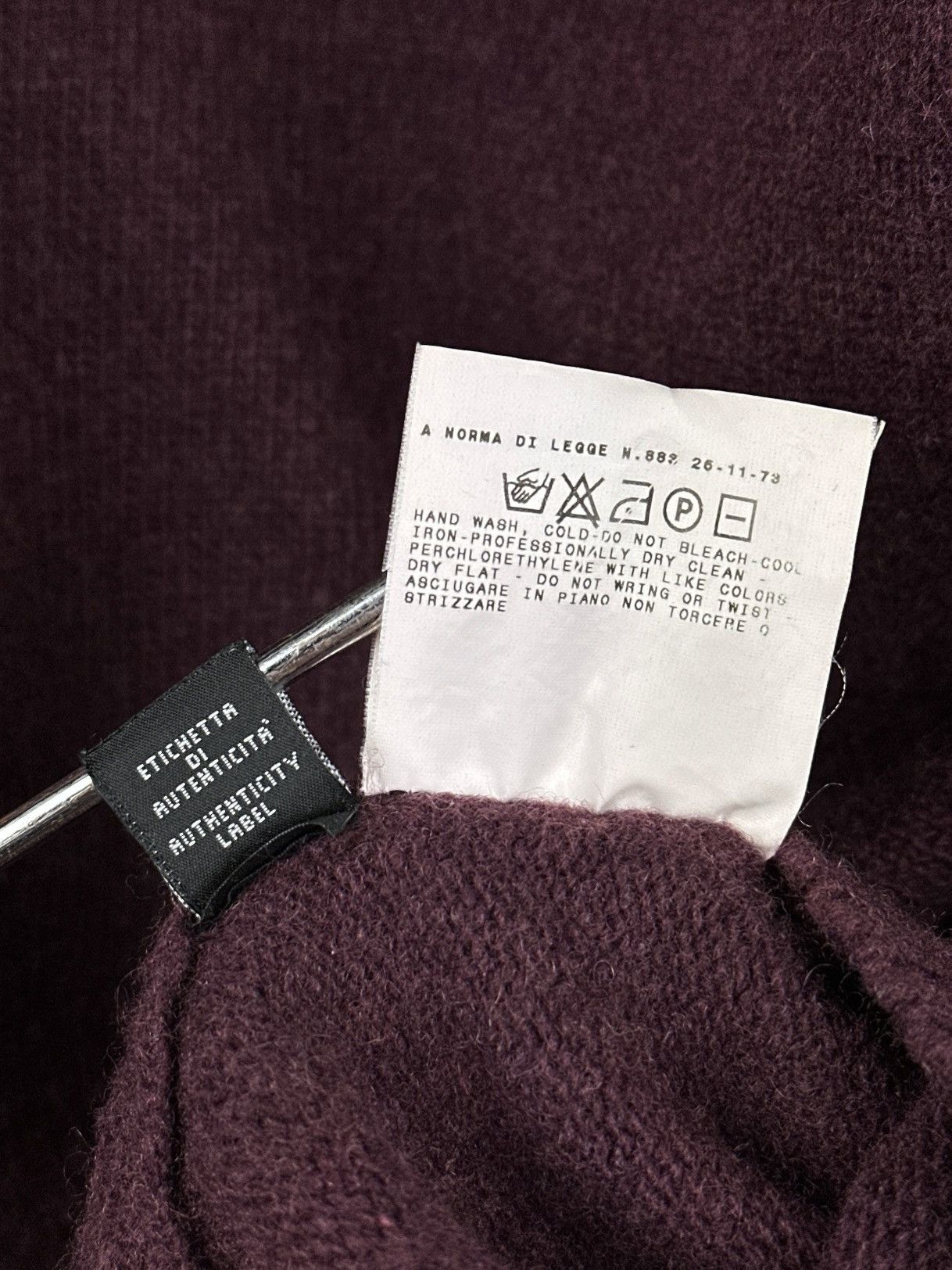 Versace Jeans Couture Vintage Versace Jeans Couture Wool Knit Pullover High Neck Size US XL / EU 56 / 4 - 15 Thumbnail
