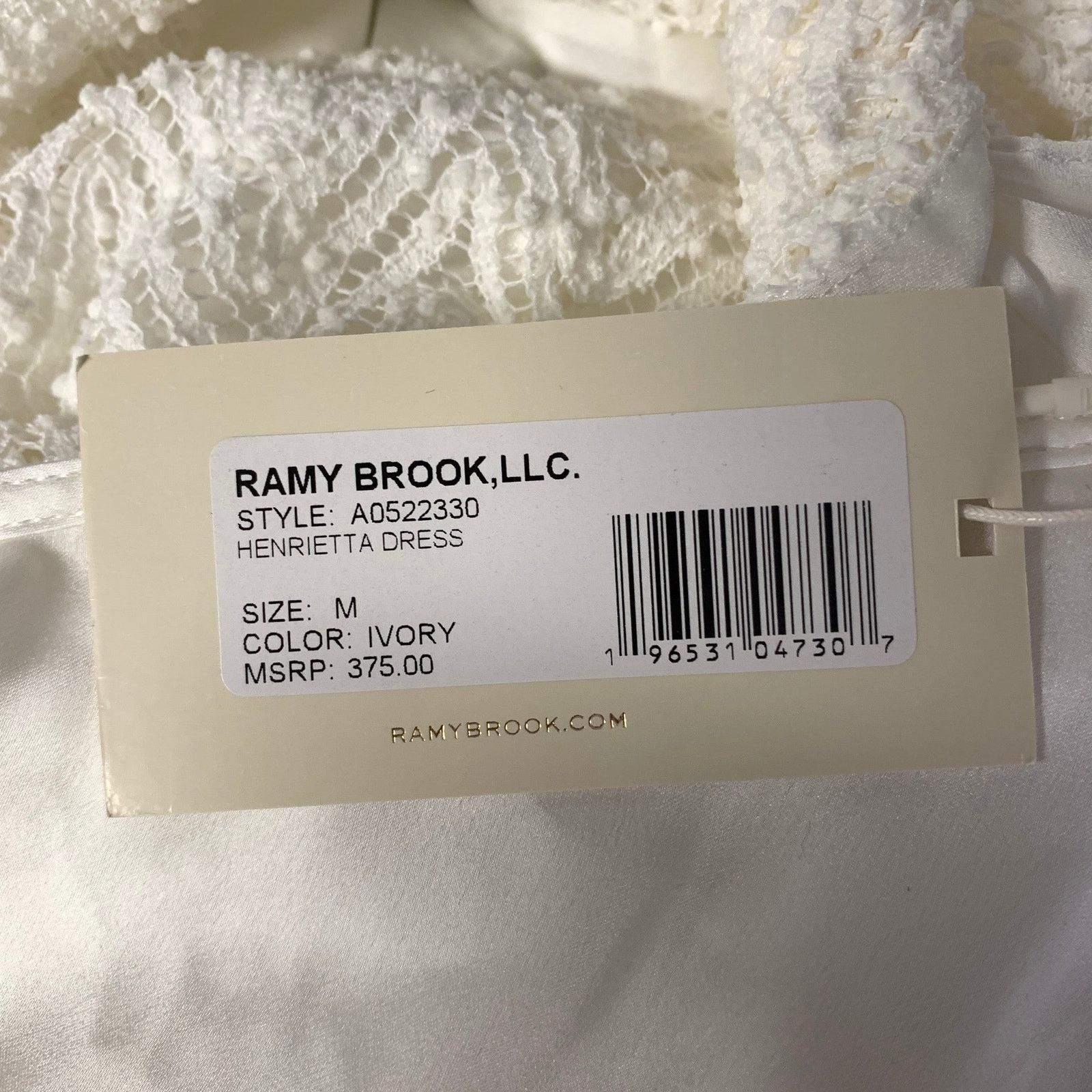 Ramy Brook RAMY BROOK M White Polyester Chevron One Shoulder Mini Dress Size M / US 6-8 / IT 42-44 - 8 Thumbnail