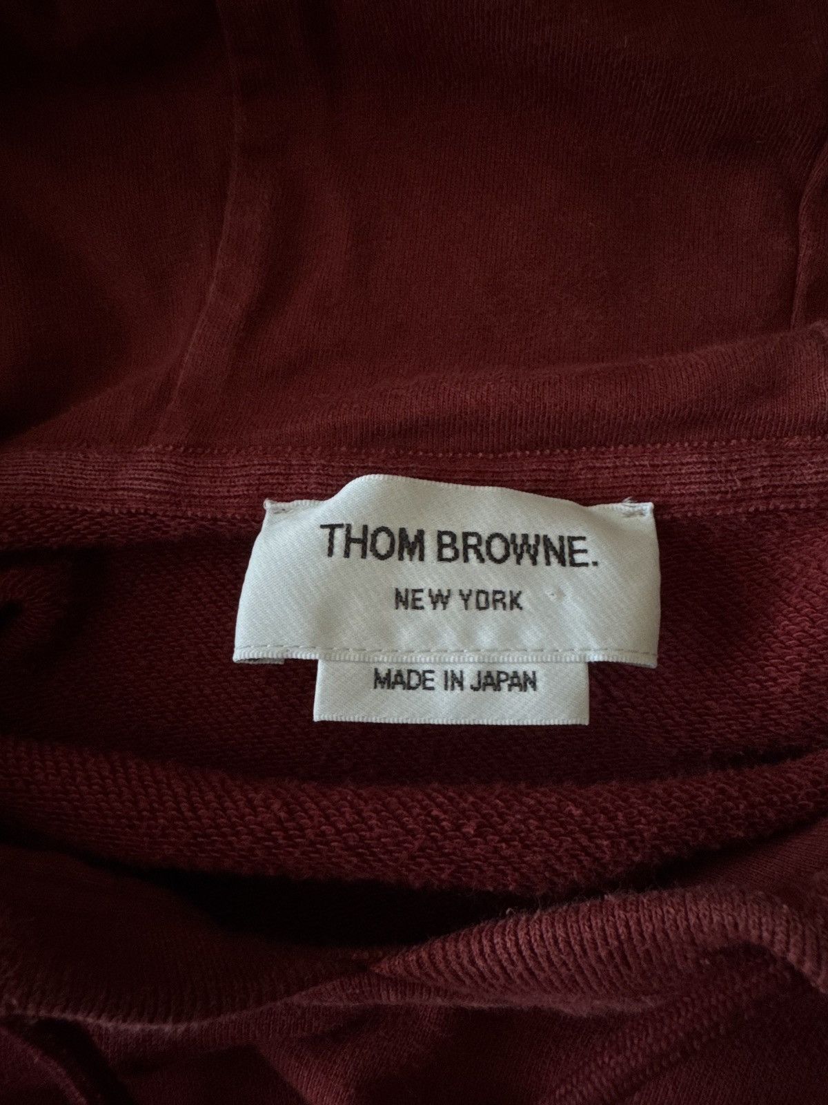 Thom Browne 🔥🔥 Thom Browne Burgundy 4-Bar Hoodie Size US M / EU 48-50 / 2 - 5 Thumbnail