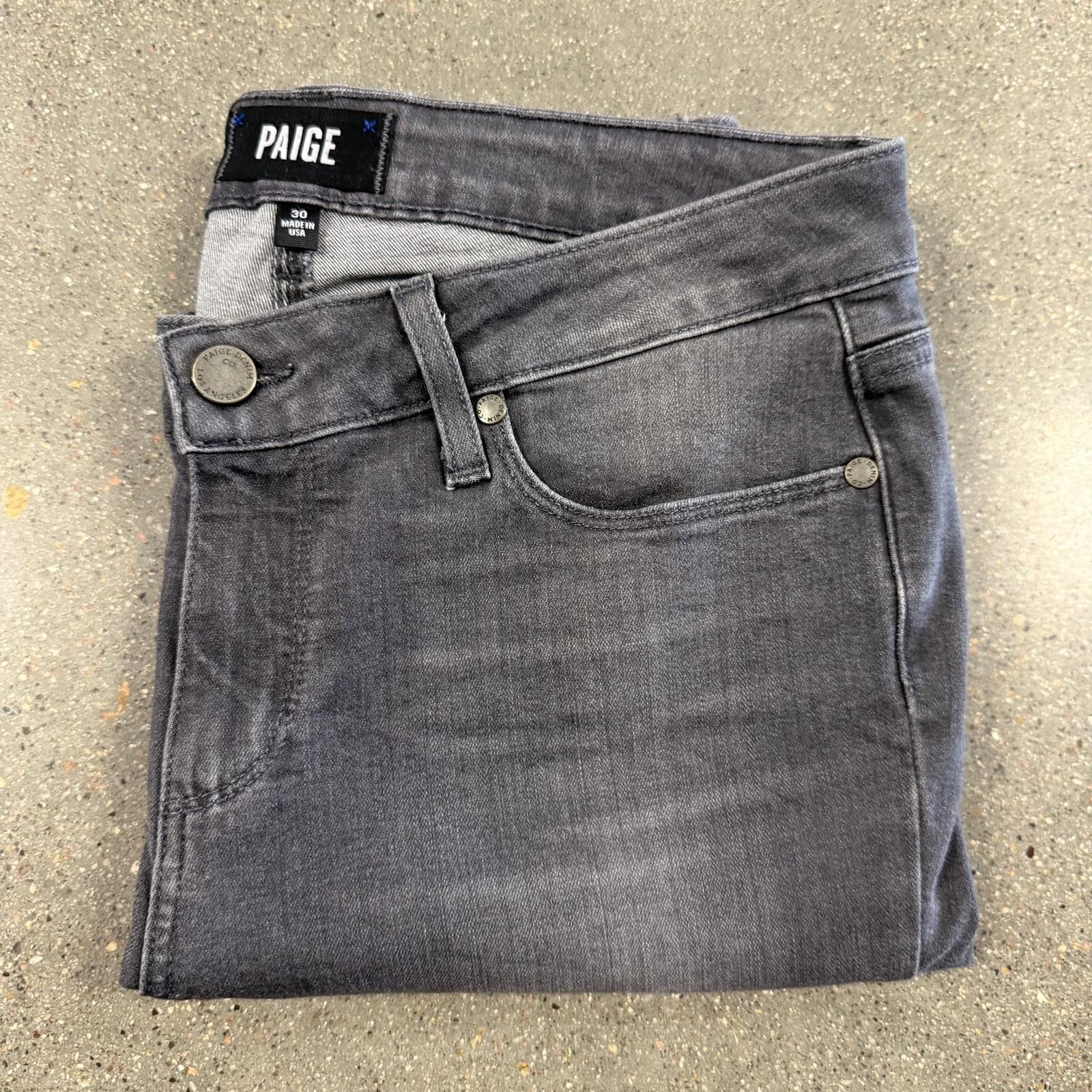 Paige Paige Verdugo Ankle Skinny Jeans Bonnie Grey (Pen Mark) - 30 Size 30" / US 8 / IT 44 - 11 Thumbnail