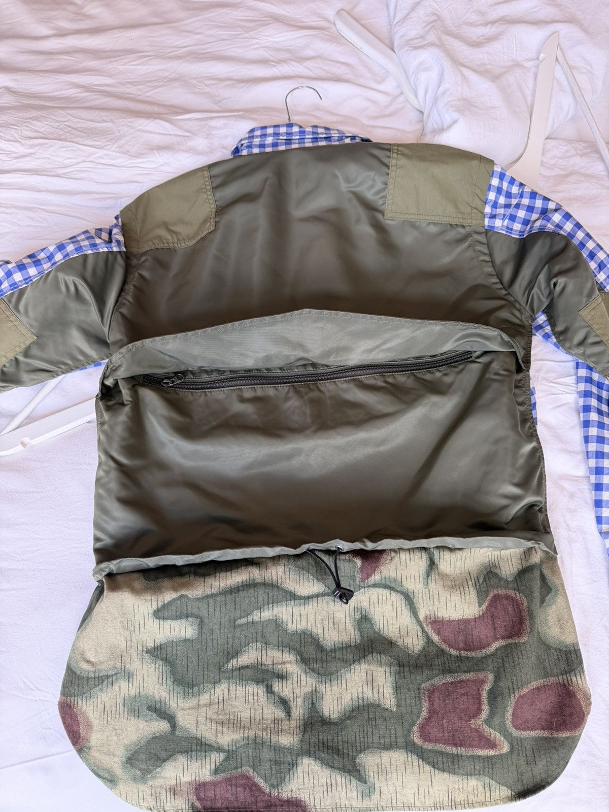 Junya Watanabe Junya Watanabe Comme des Garçons MAN Hybrid Patchwork Shirt Size S / US 4 / IT 40 - 6 Thumbnail