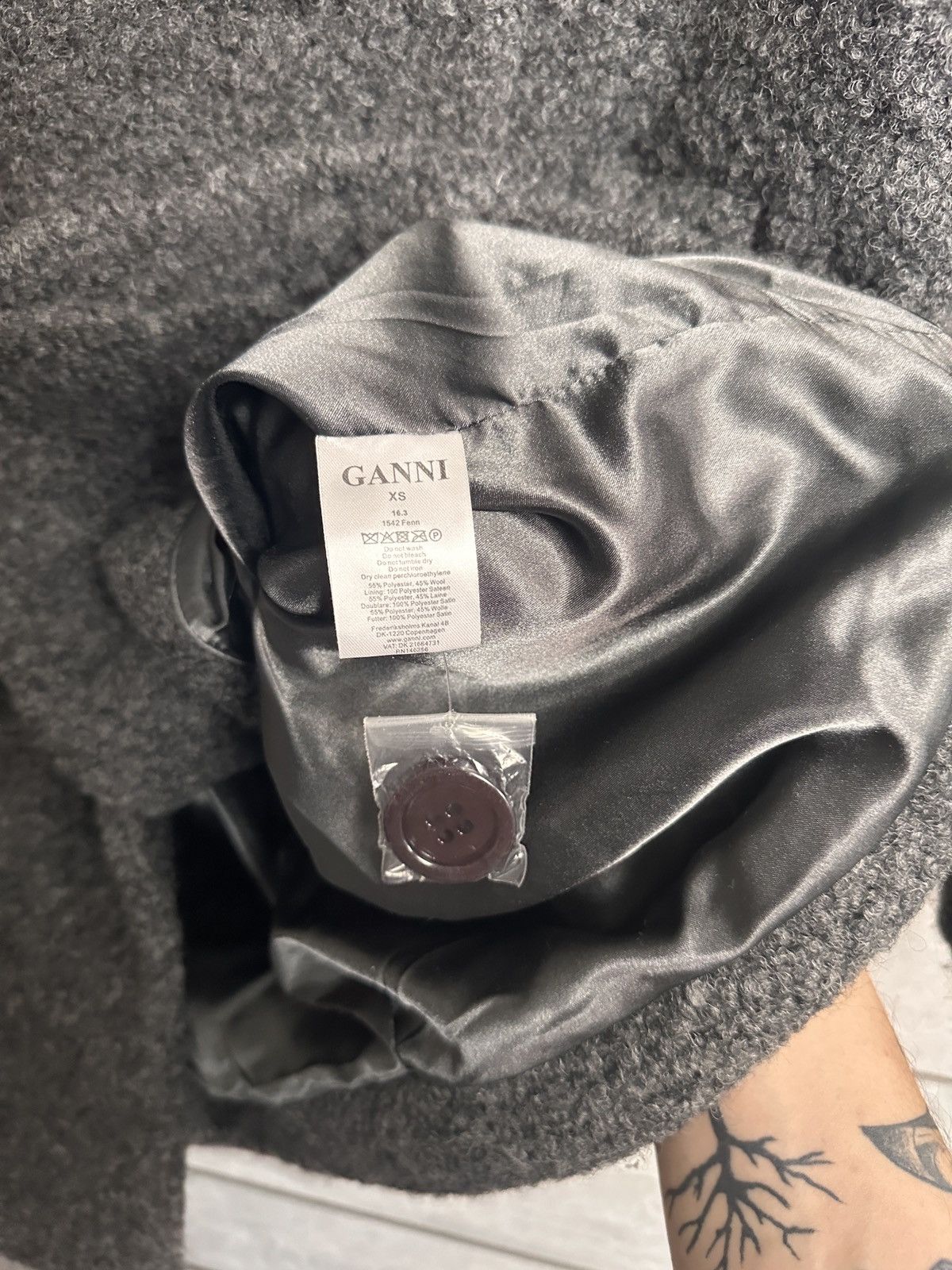 Ganni Ganni Wool coat Size XS / US 0-2 / IT 36-38 - 4 Thumbnail
