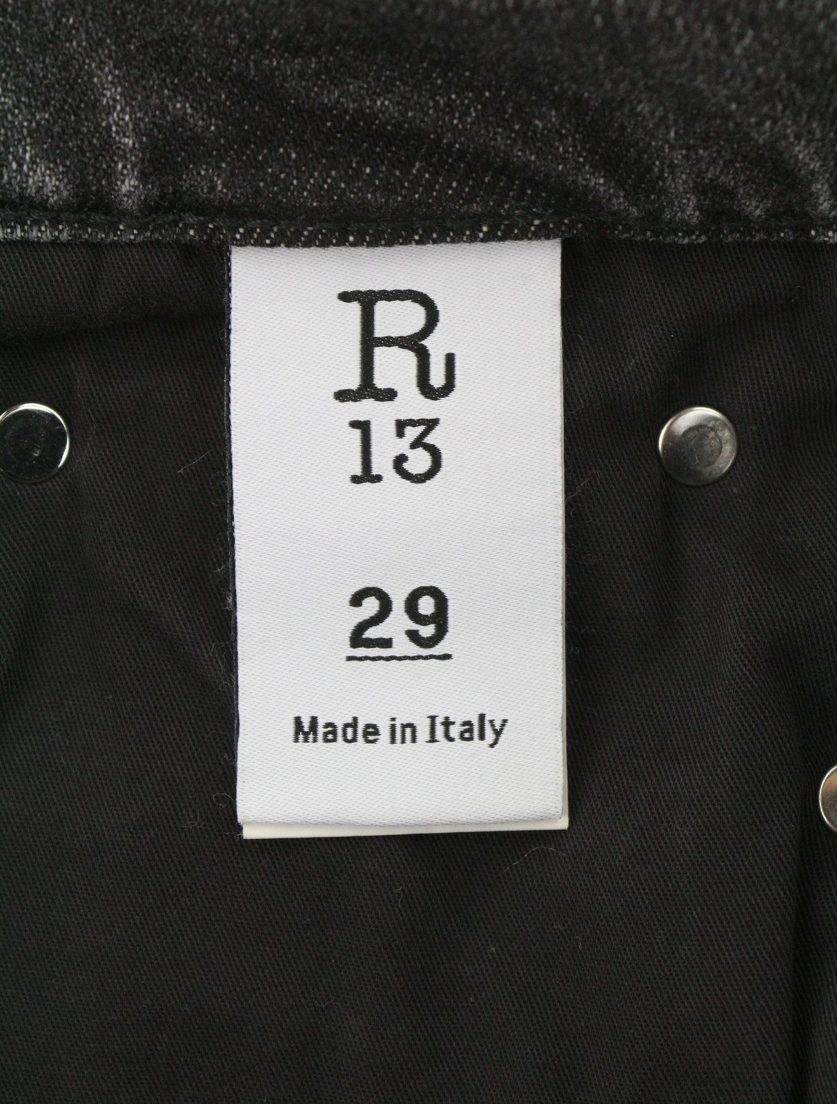 R13 BOYFRIEND 29 Vintage Grey Distress 88269 Size 29" - 8 Thumbnail