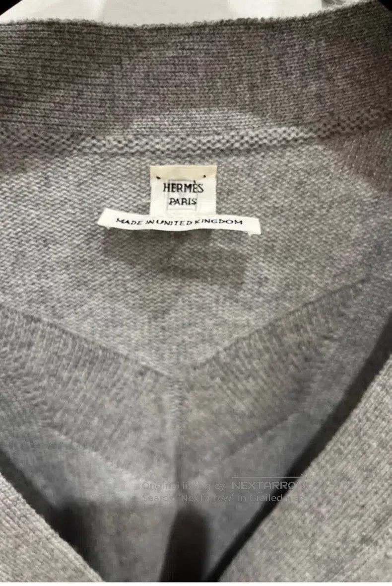 Hermes Hermes Cashmere knitted cardigan coat Size M / US 6-8 / IT 42-44 - 5 Thumbnail
