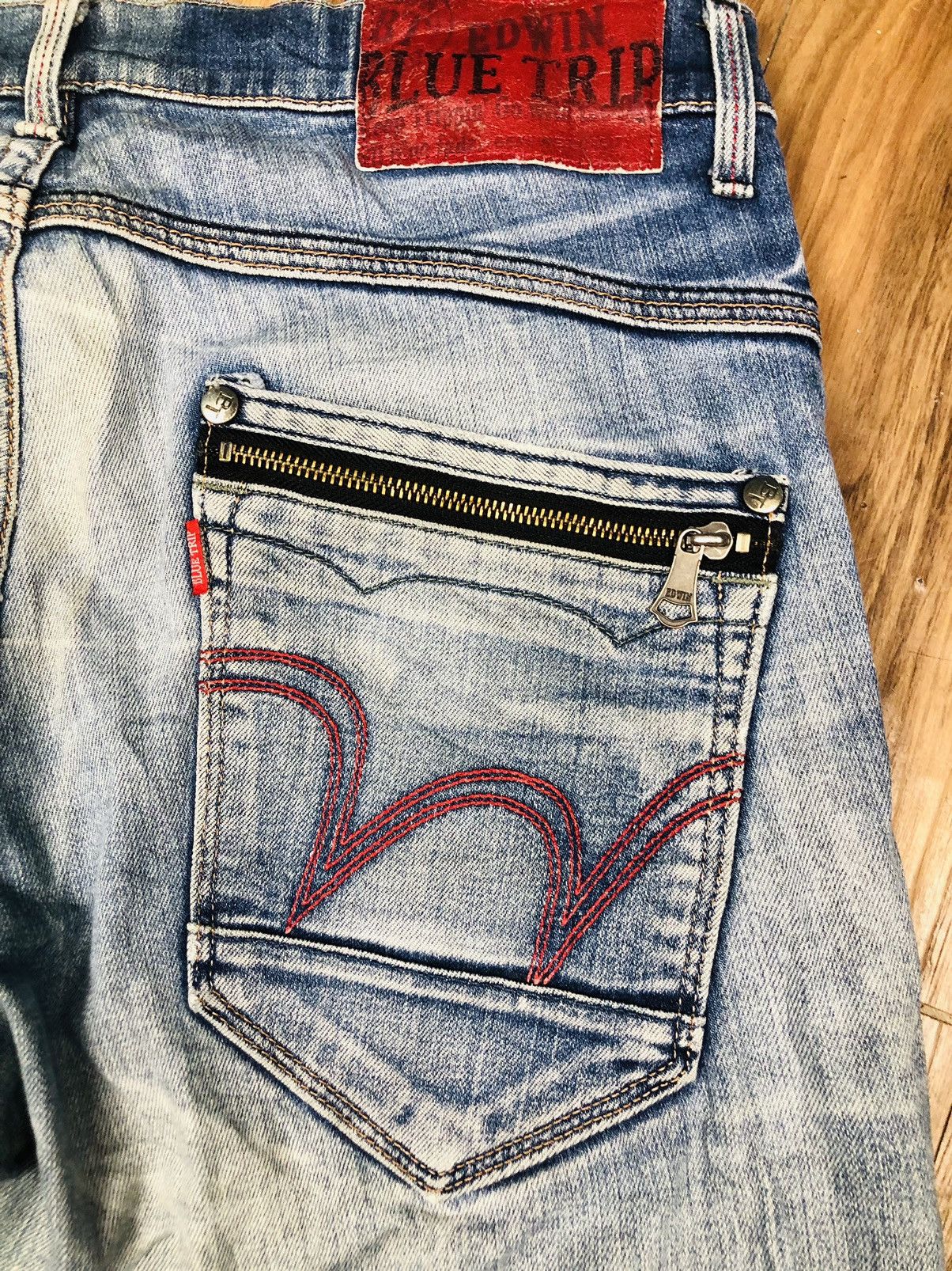 Edwin Edwin Blue Trip Jeans (33) Size US 34 / EU 50 - 16 Thumbnail