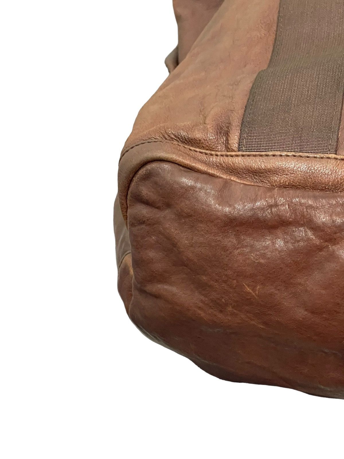 Japanese Brand Full Leather Patina Never Fade Tote Shoulder Bag 3🟩 Size ONE SIZE - 15 Thumbnail