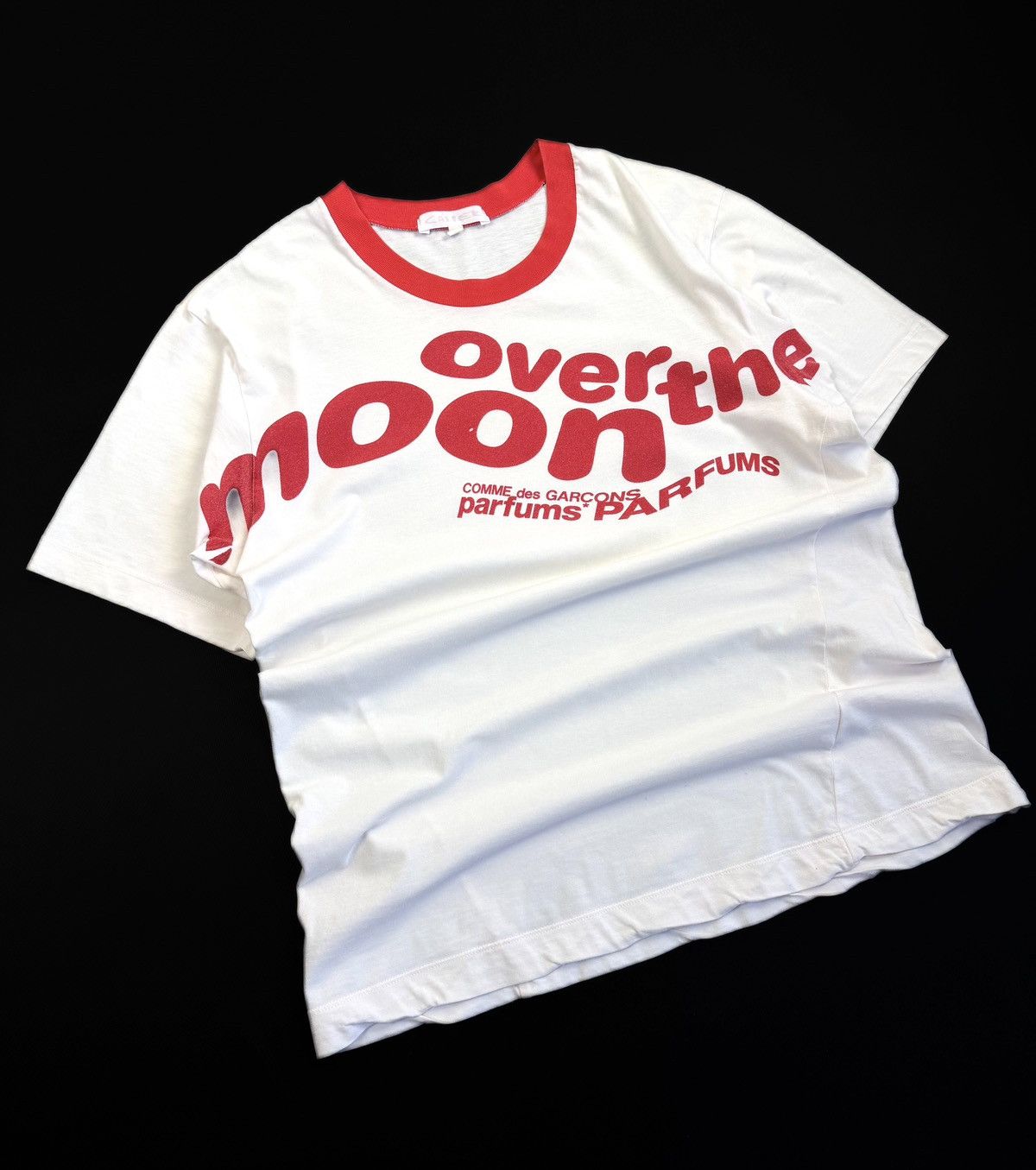 Comme des Garcons COMME des GARÇONS Japan Over The Moon T-Shirt Ringer Vintage Size US M / EU 48-50 / 2 - 2 Thumbnail