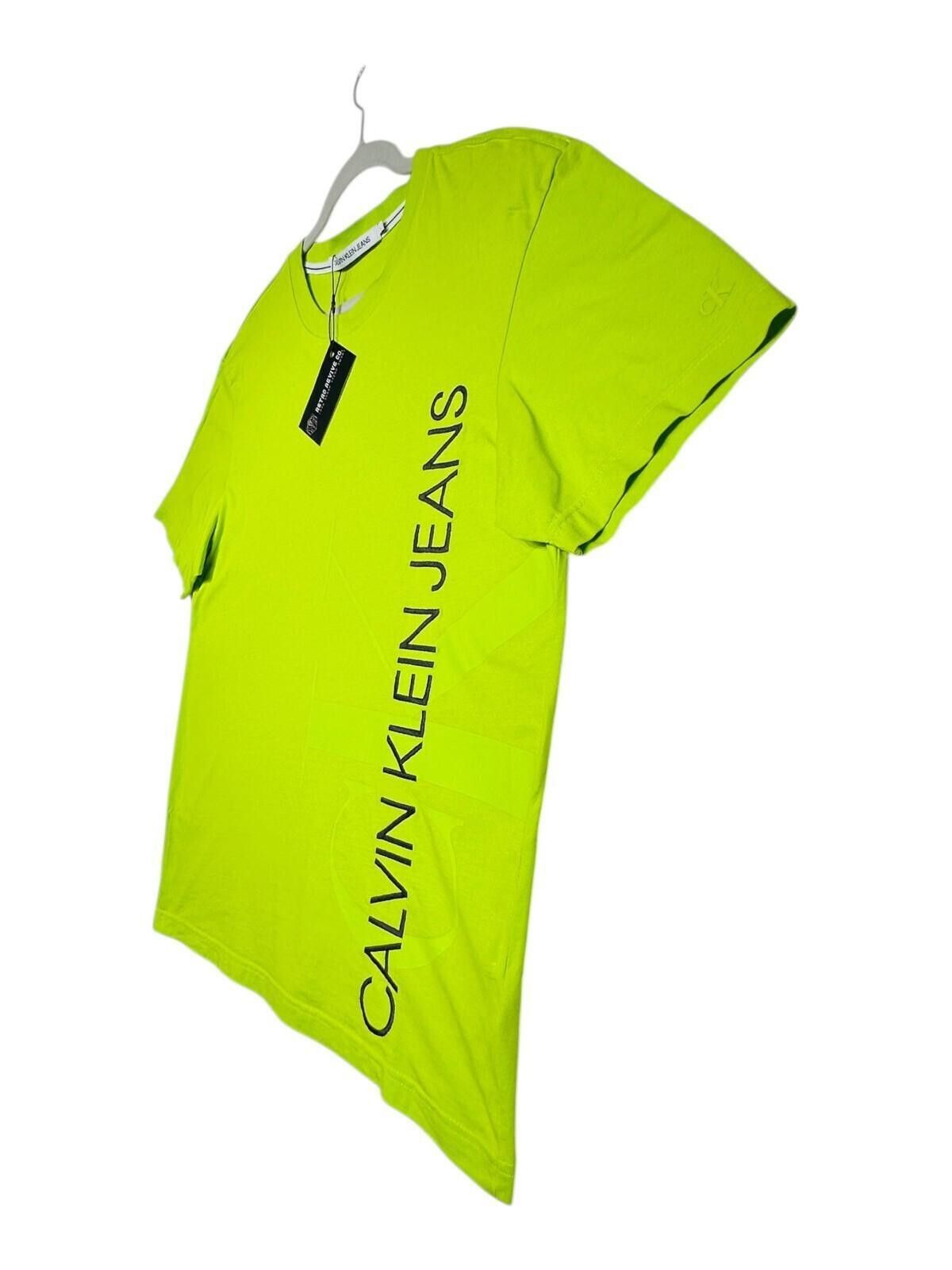 Calvin Klein Calvin Klein Jeans T-Shirt Men's UK Size L Green Bright Size US L / EU 52-54 / 3 - 2 Thumbnail