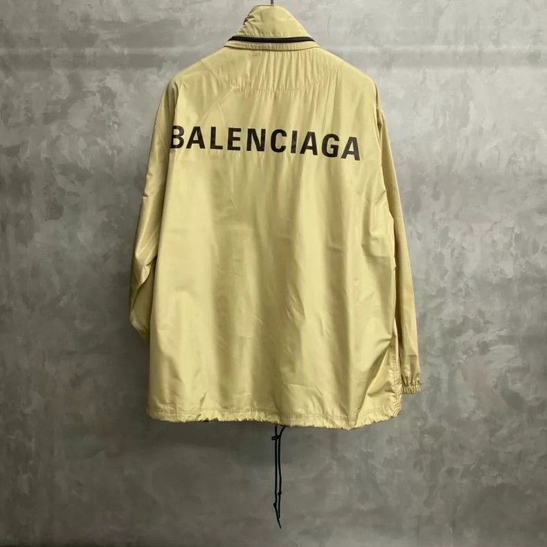 Balenciaga Balenciaga Trolley jacket in khaki with printed logo back Size US S / EU 44-46 / 1 - 2 Thumbnail
