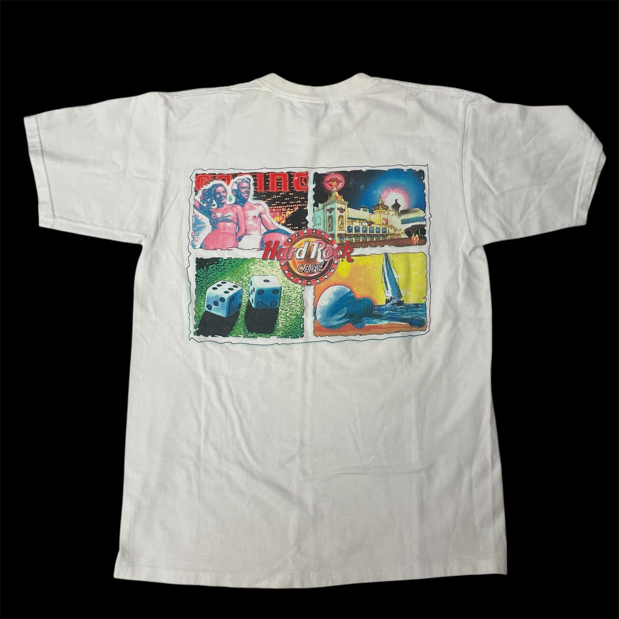 Hard Rock Cafe Vtg Hard Rock Cafe Atlantic City CASINO Graphic T Shirt Size US M / EU 48-50 / 2 - 16 Thumbnail