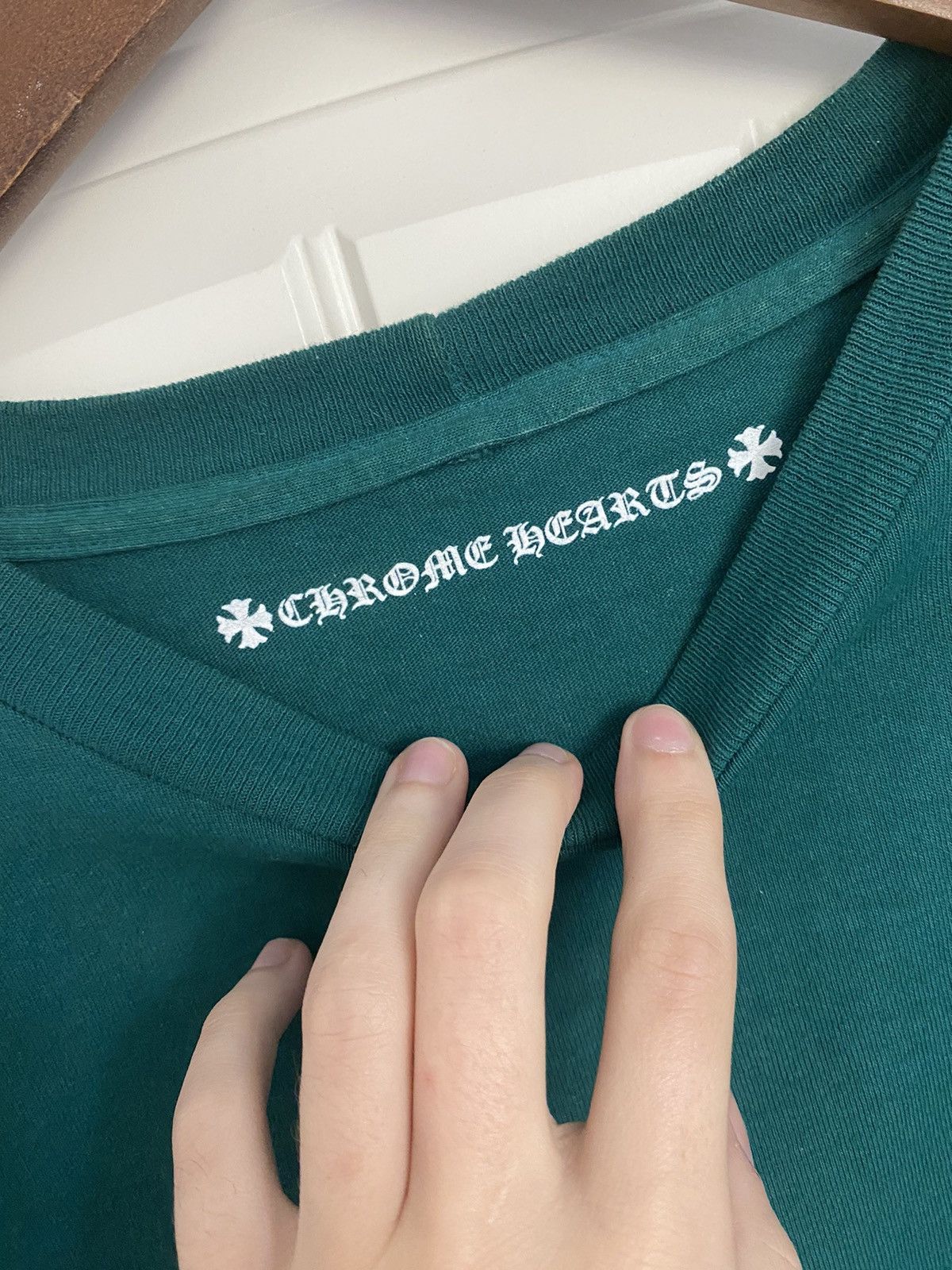 Chrome Hearts Chrome Hearts Teal Green Japan F&F Exclusive T-Shirt Size US L / EU 52-54 / 3 - 4 Thumbnail