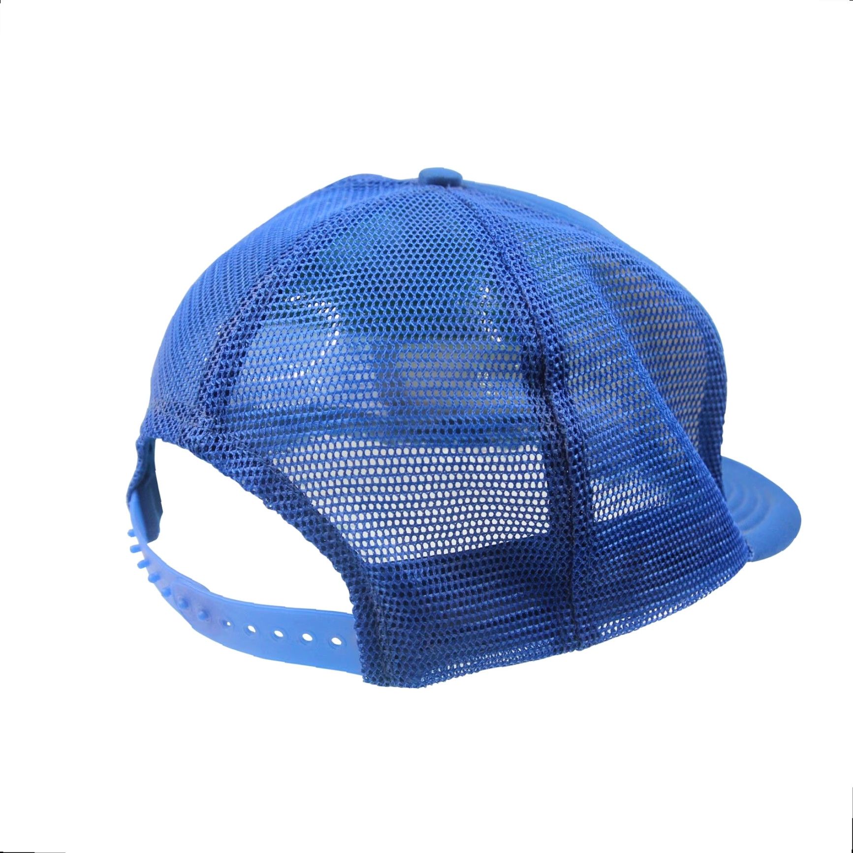 Vintage VINTAGE Long script 2A trucker hat Blue OS Adult Mens 80s Vintage style 9/10 blue trucker hat Size ONE SIZE - 4 Thumbnail