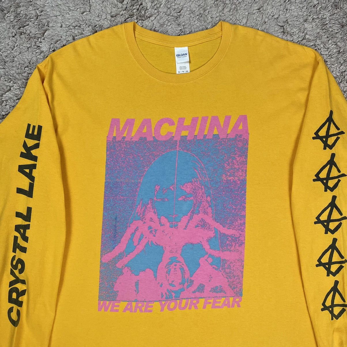 Band Tees Machina by Crystal Lake Japanese Metal Band T-shirt Size US XL / EU 56 / 4 - 5 Thumbnail
