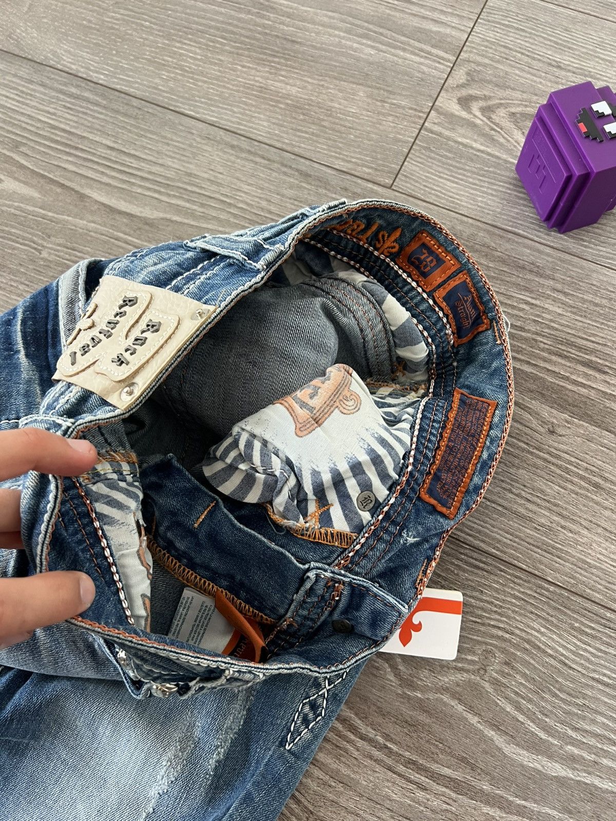 Rock Revival ‼️New Rock Revival Made in USA RRP:210€ Selvage Jeans Size US 28 / EU 44 - 19 Thumbnail