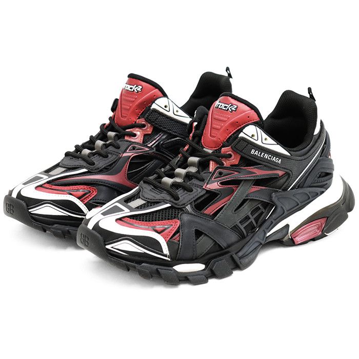 Balenciaga Balenciaga Balenciaga Track2 Mesh Metallic Chunky Sneaker Textile Shoes DUTY FREE for USA Size ONE SIZE - 1 Thumbnail