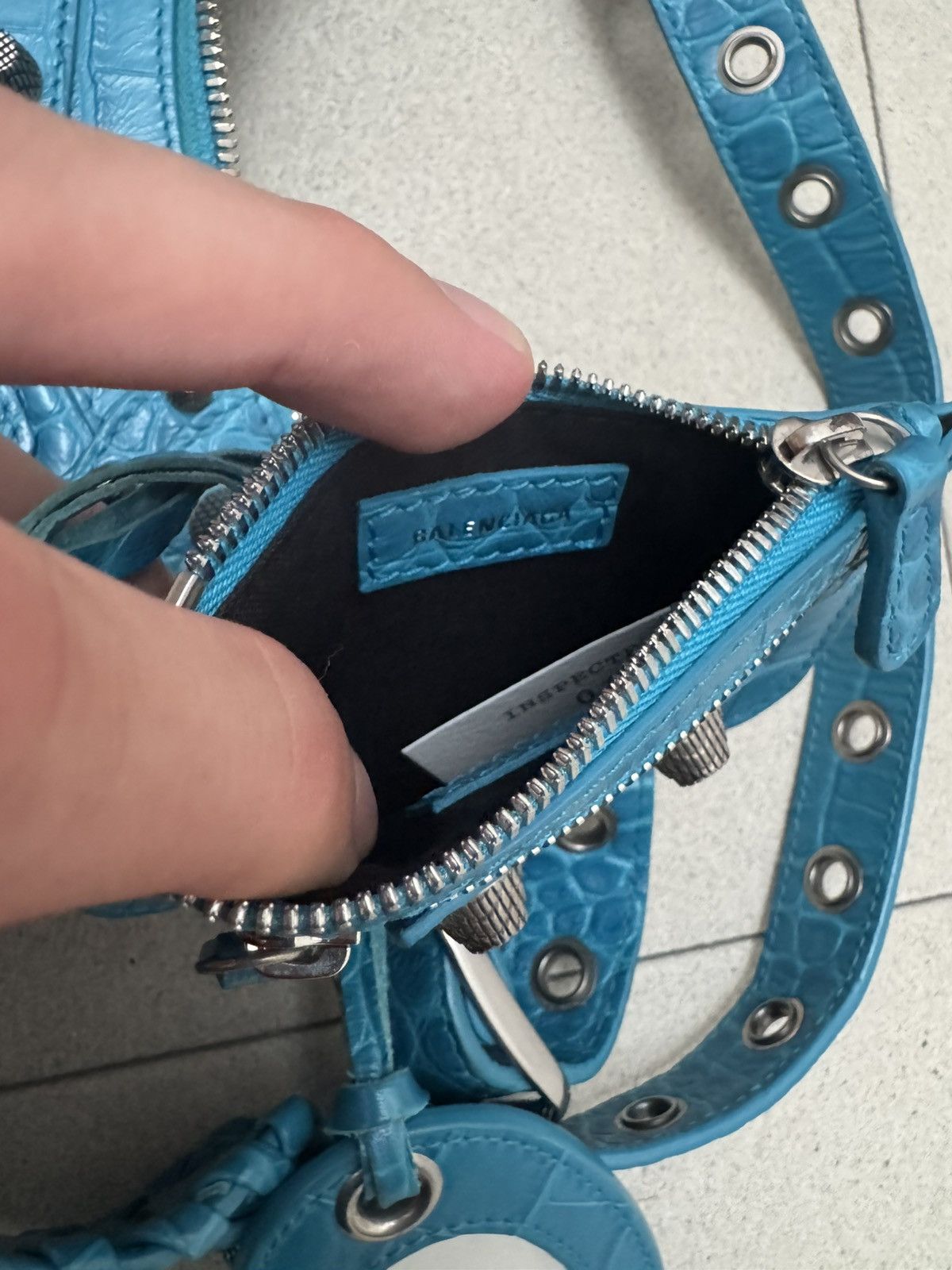Balenciaga Balenciaga Le Cagole Shoulder Bag Turquoise Size ONE SIZE - 9 Thumbnail
