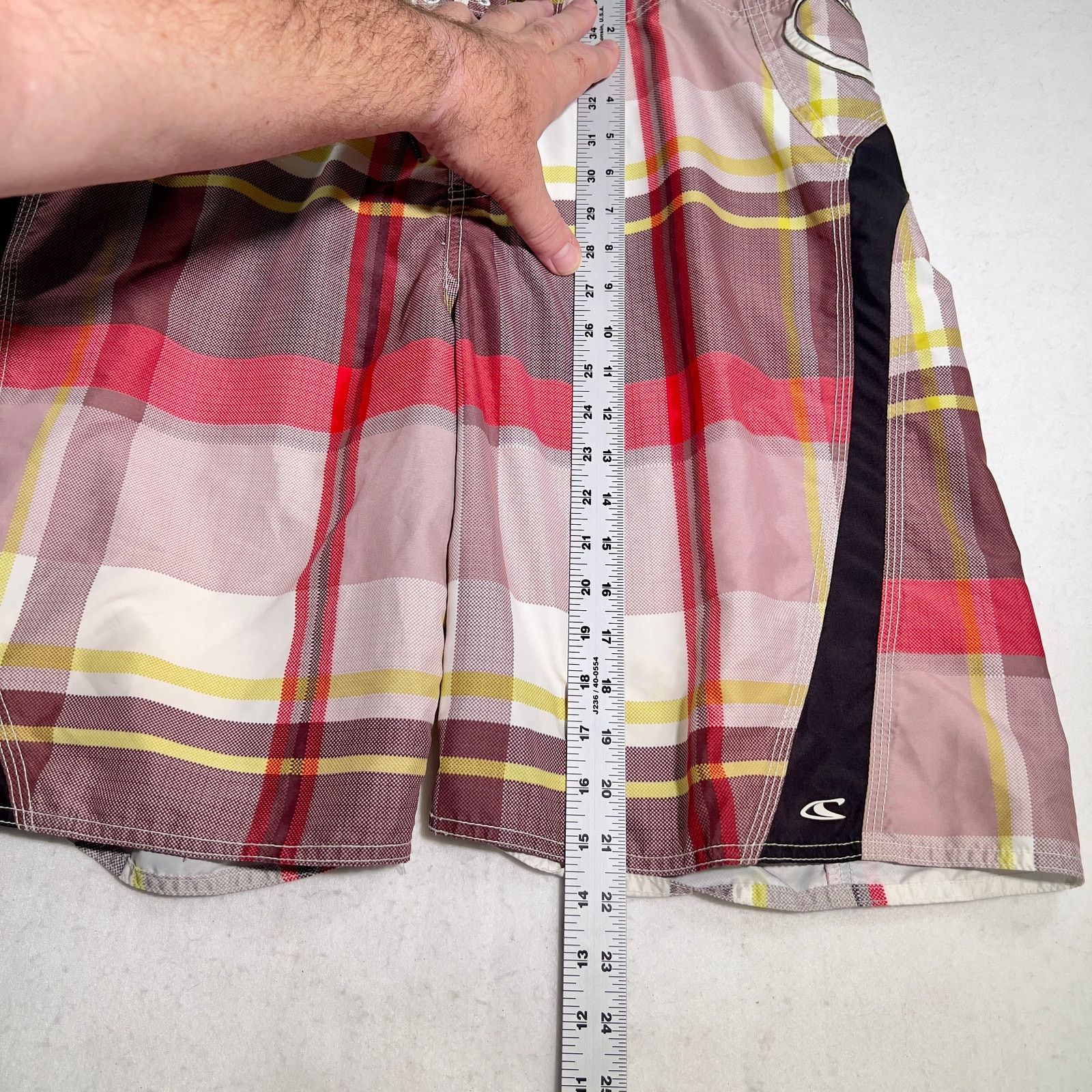 O'Neill O'Neill Plaid Boardshorts Men's 37W Zip Side Pocket Size US 37 - 6 Thumbnail